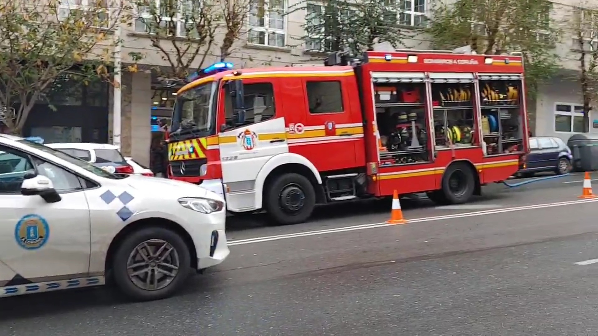 Coruña Paseo de la Ronda compañera de piso acuchillada incendio