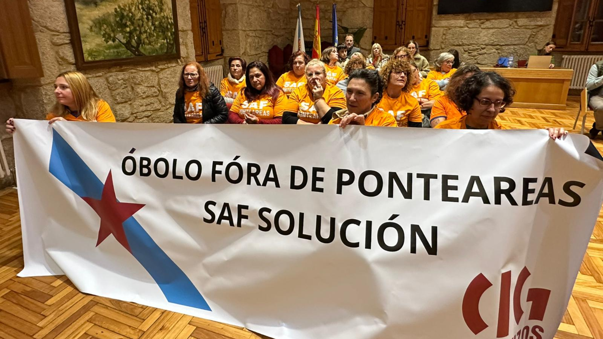 Desconvocada la huelga del SAF de Ponteareas tras más de dos meses de paro