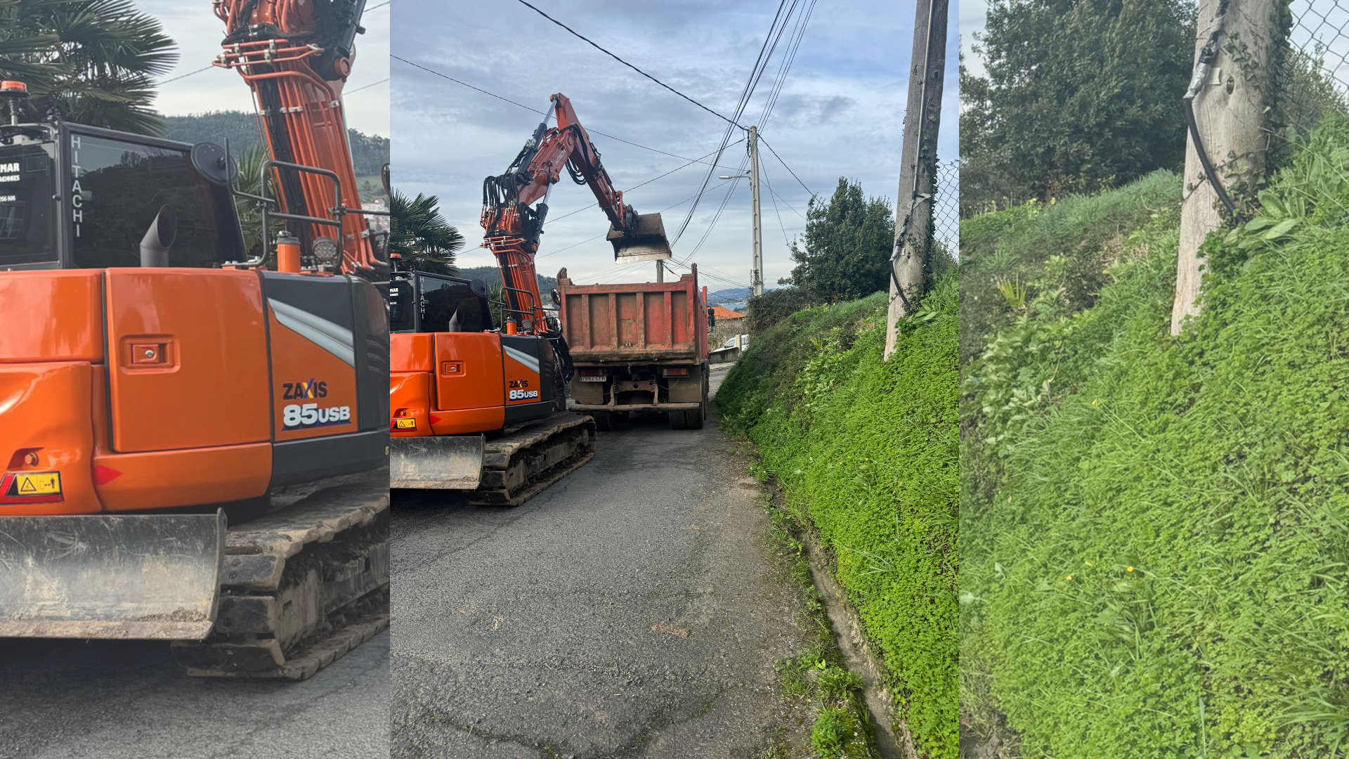 Pontedeume inicia las obras de mejora y pavimentación de los accesos al Castro
