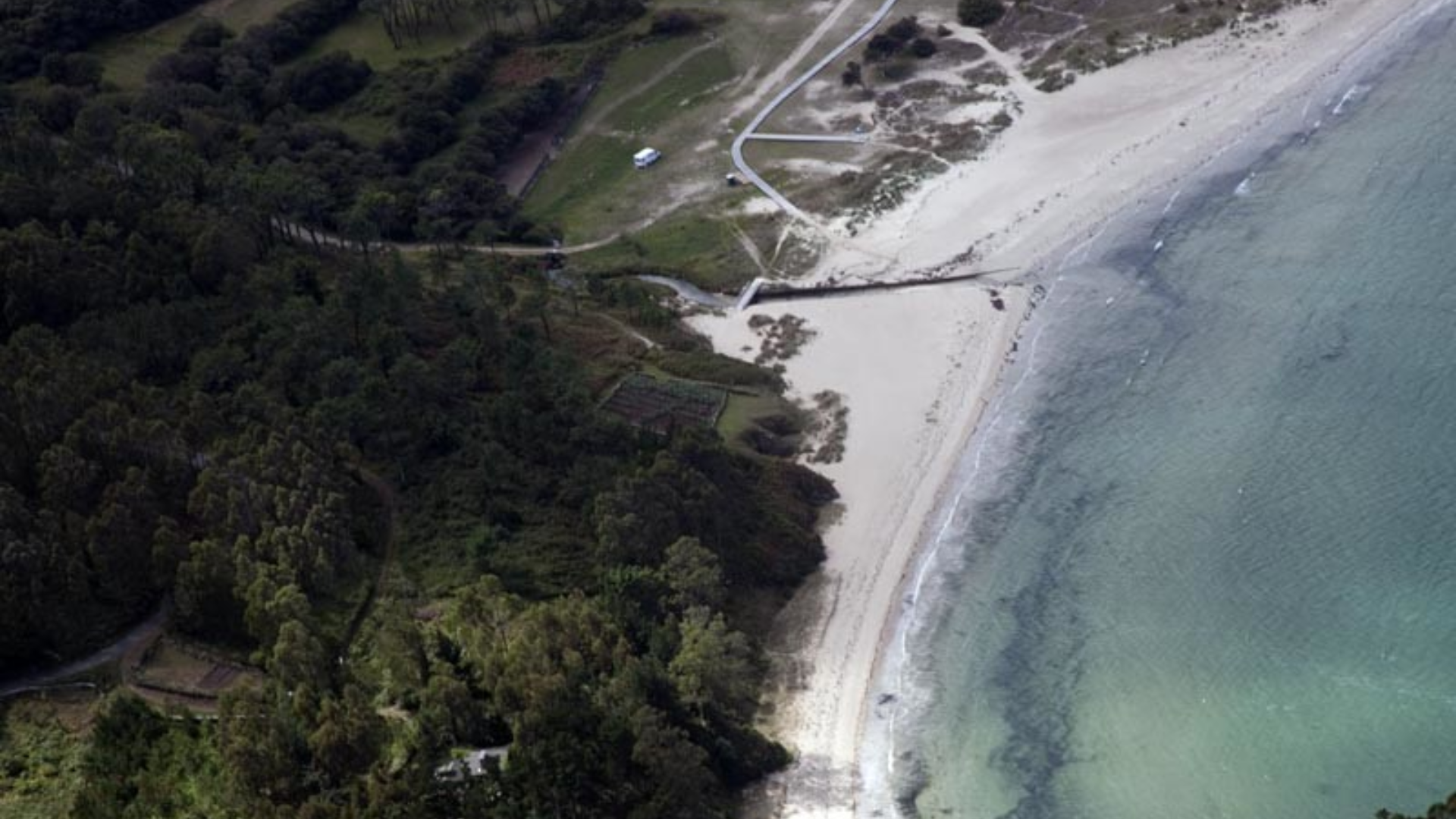 Imagen de archivo de la playa de Os Muíños, en Muxía