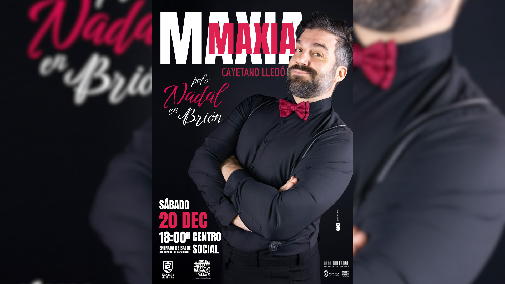 Brión disfrutará de “Maxia, maxia”, con Cayetano Lledó