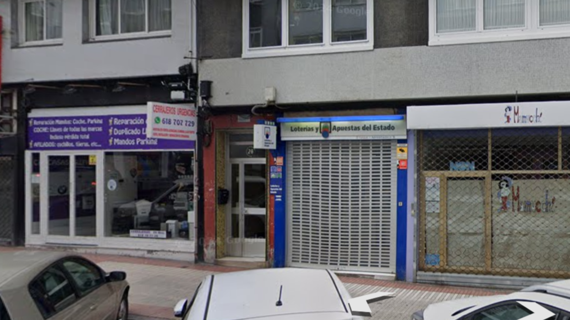 La administración situada en la calle Alcalde Lens (A Coruña), que repartió 10 millones de euros