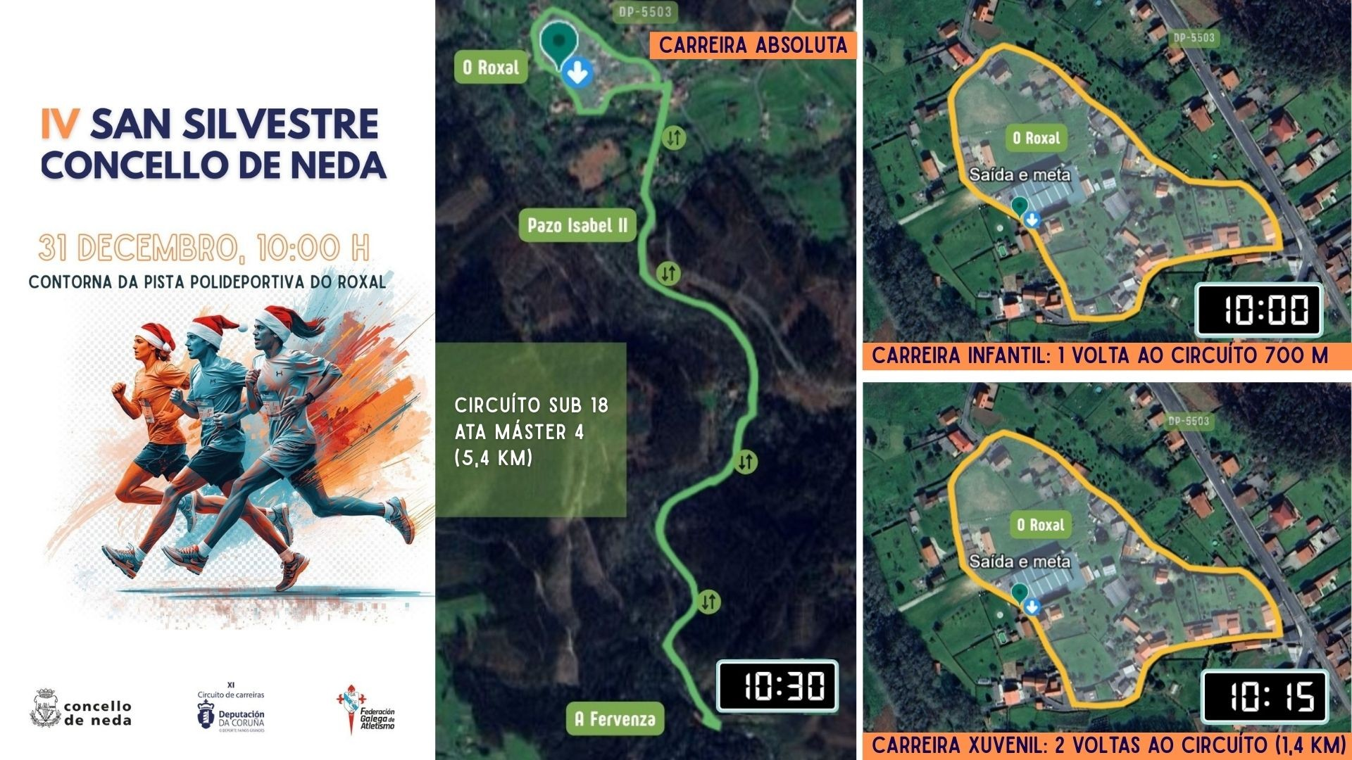 Neda despedirá el año con su San Silvestre más multitudinaria