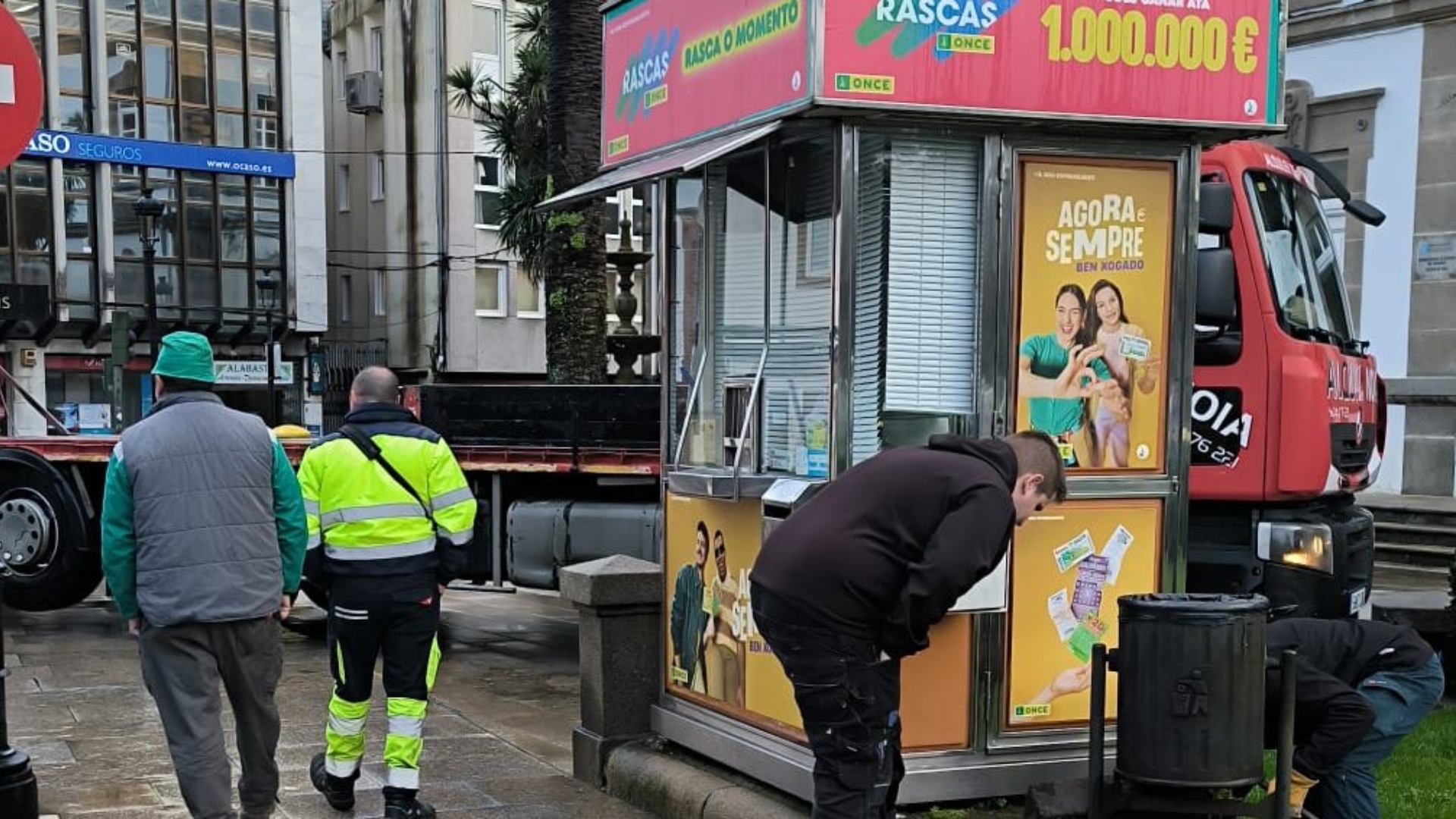 Concello Noia Kiosko ONCE IES Virxe do Mar