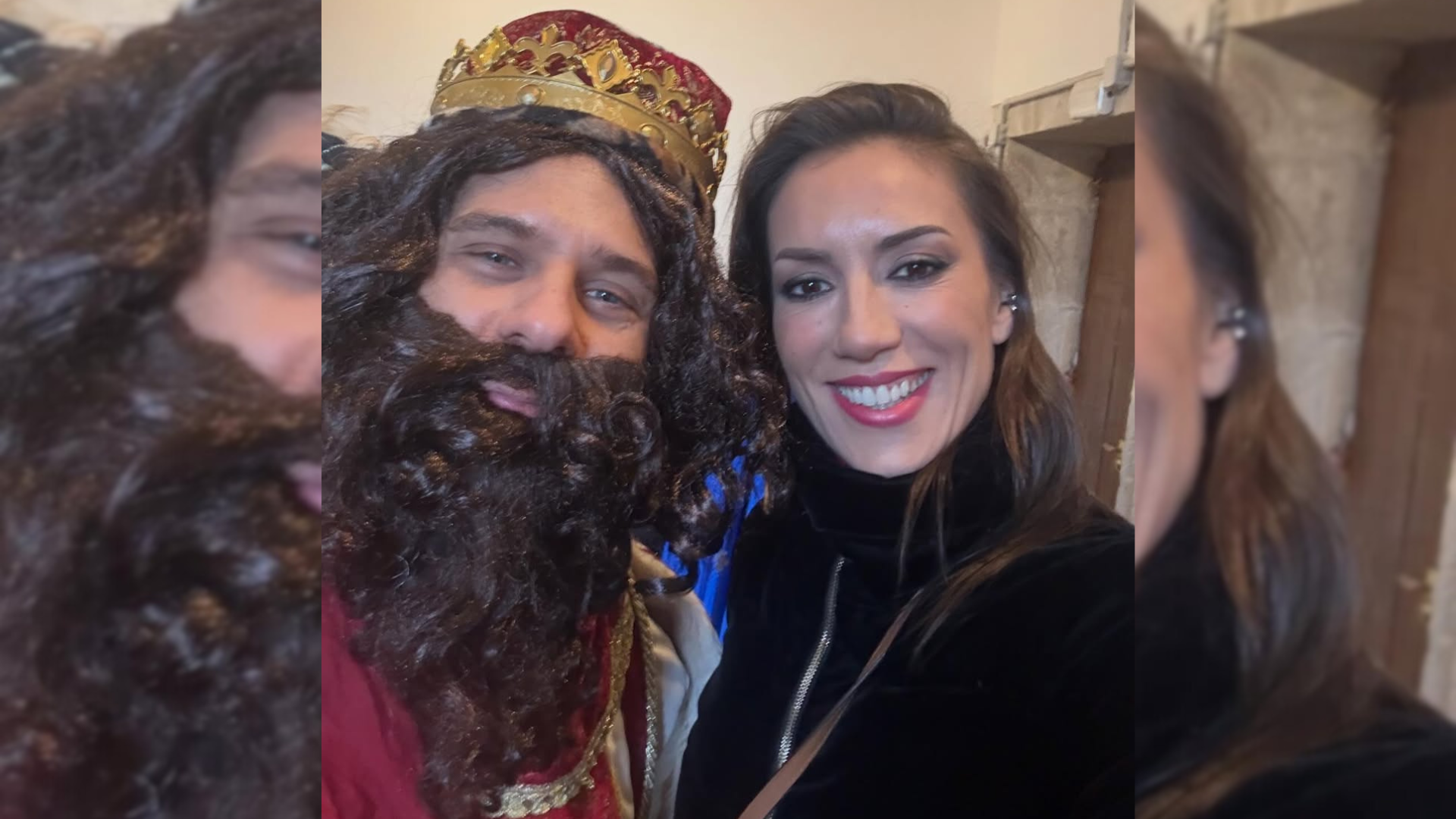 Así es el curioso ‘outfit’ escogido por Christian Gálvez para visitar Galicia