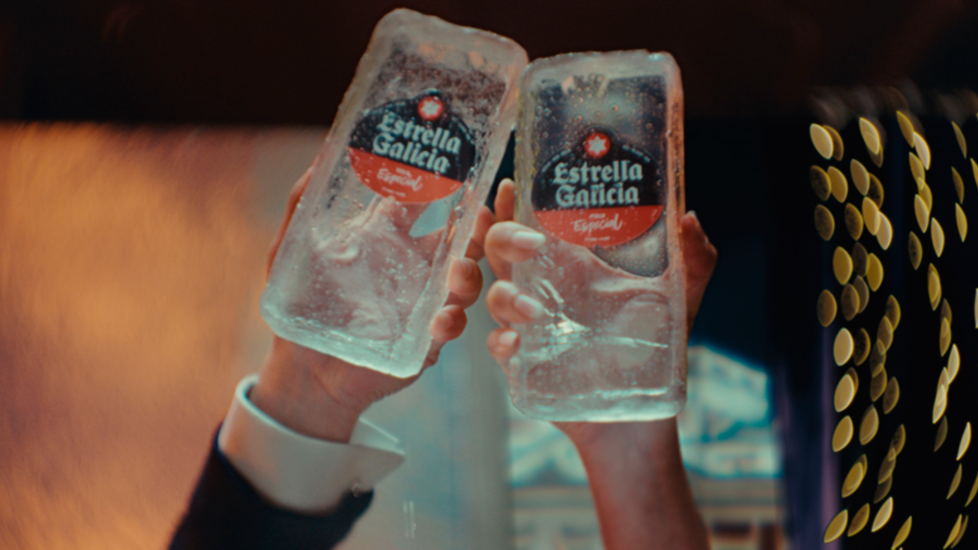 Bloques de hielo de Estrella Galicia