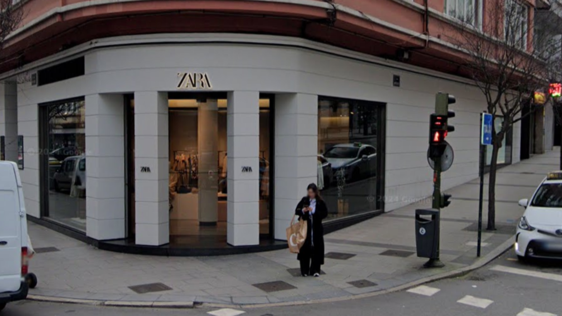 Tienda de Zara en la calle Juan Flórez de A Coruña