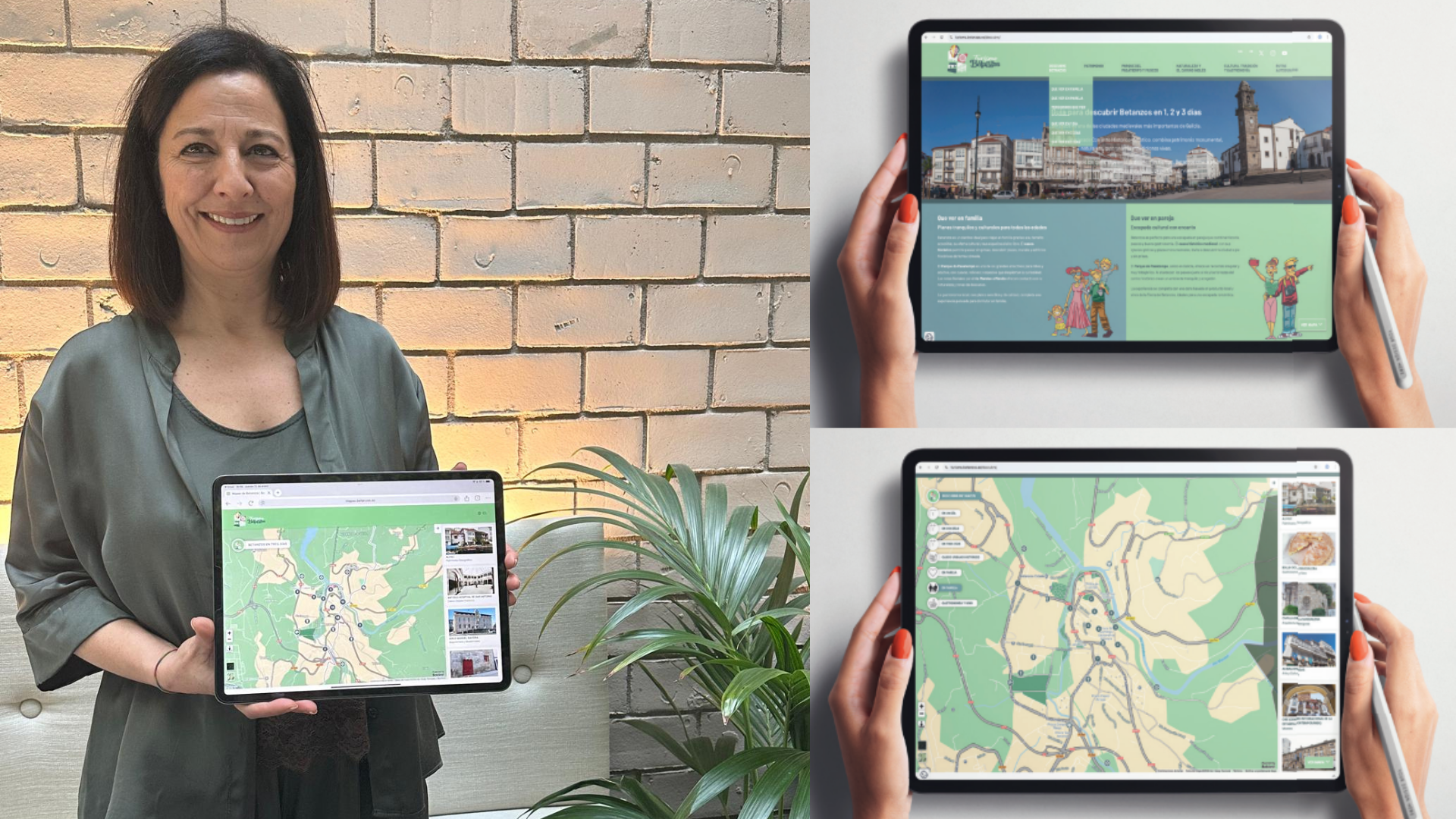 María Barral, alcaldesa de Betanzos, presenta en FITUR la nueva web de turismo