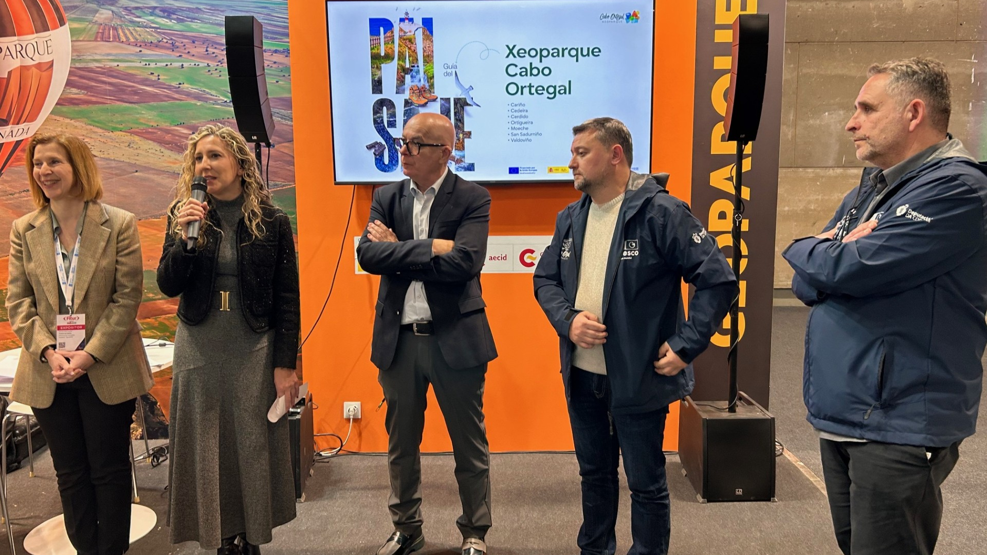 El Xeoparque Cabo Ortegal se promociona en FITUR con una Guía del Paisaje