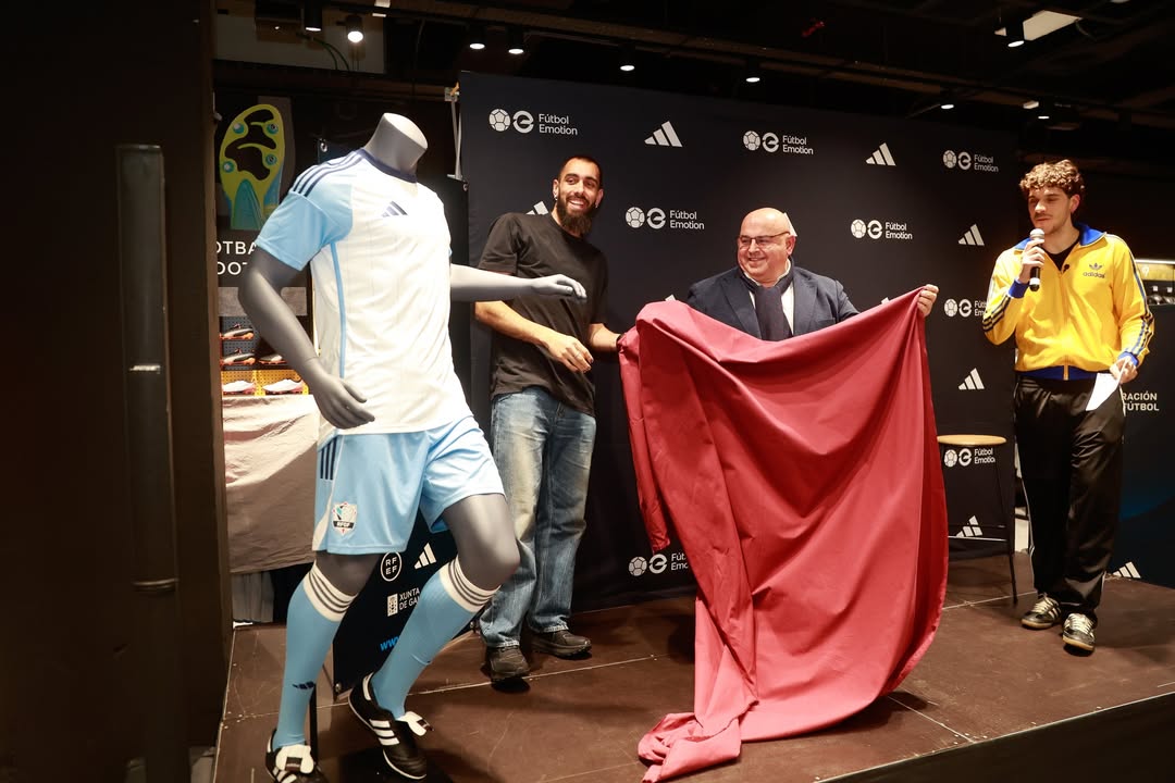 Presentación da nova camisola da Selección Galega de fútbol