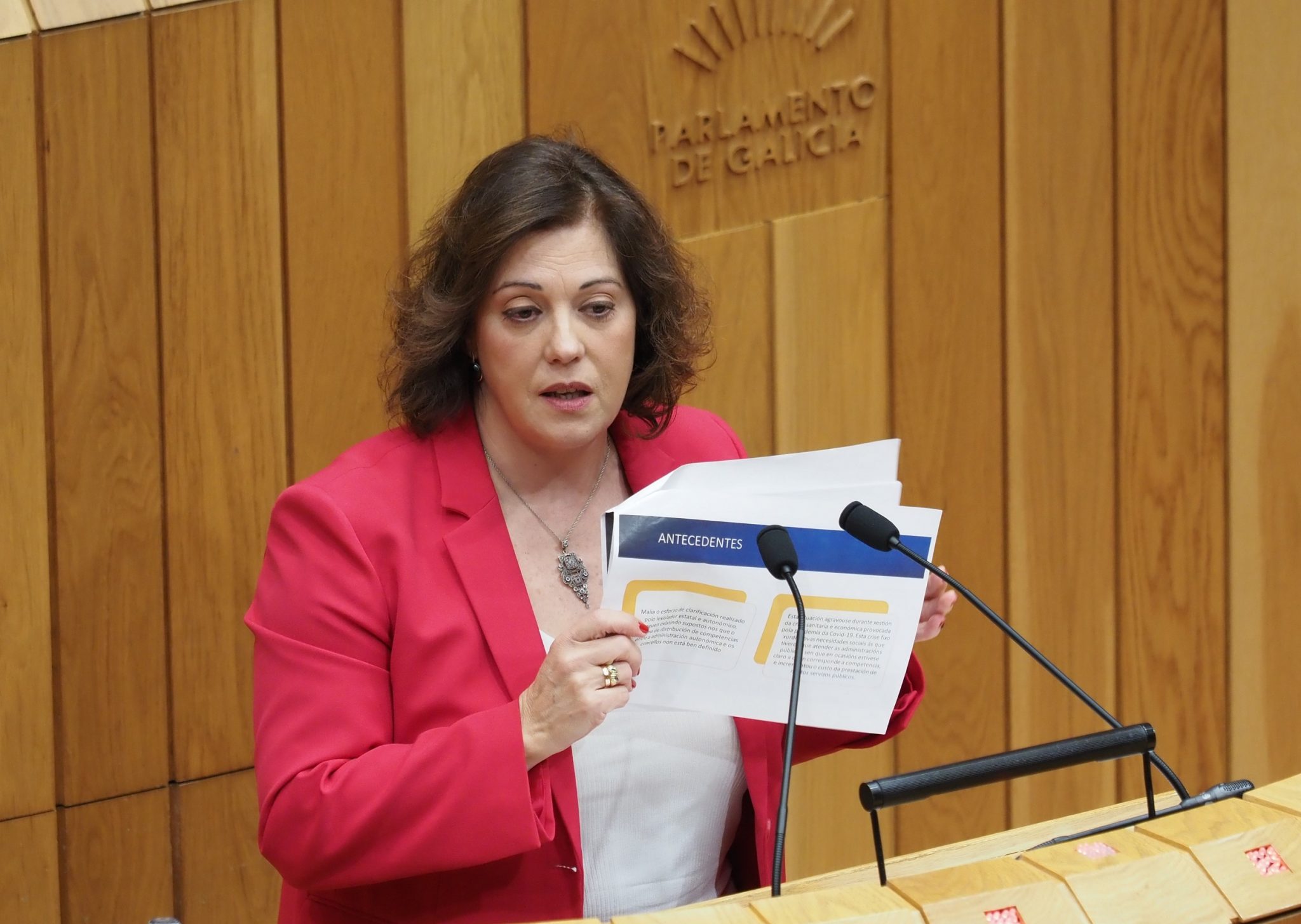 Begoña Rodríguez Rumbo, que en 2023 ejercía como viceportavoz del PSdeG, en una fotografía de archivo