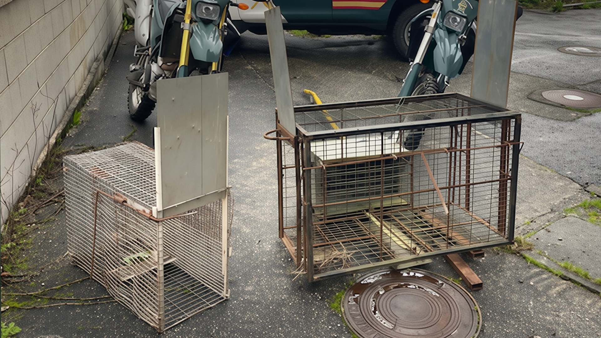 Guardia Civil Jaula Trampa Rois