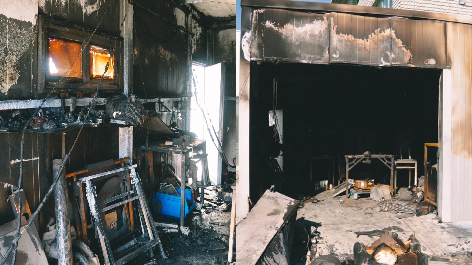 Taller calcinado del equipo UVigo Motorsport