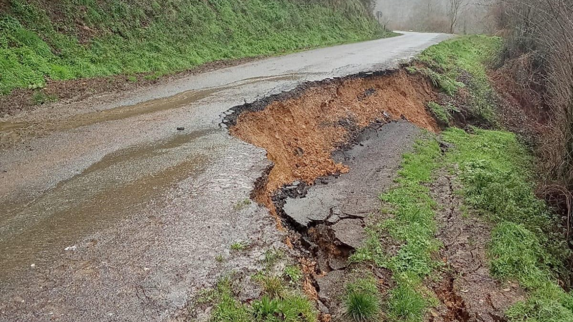 Desprendimiento en el Concello de Cervantes | Deputación de Lugo