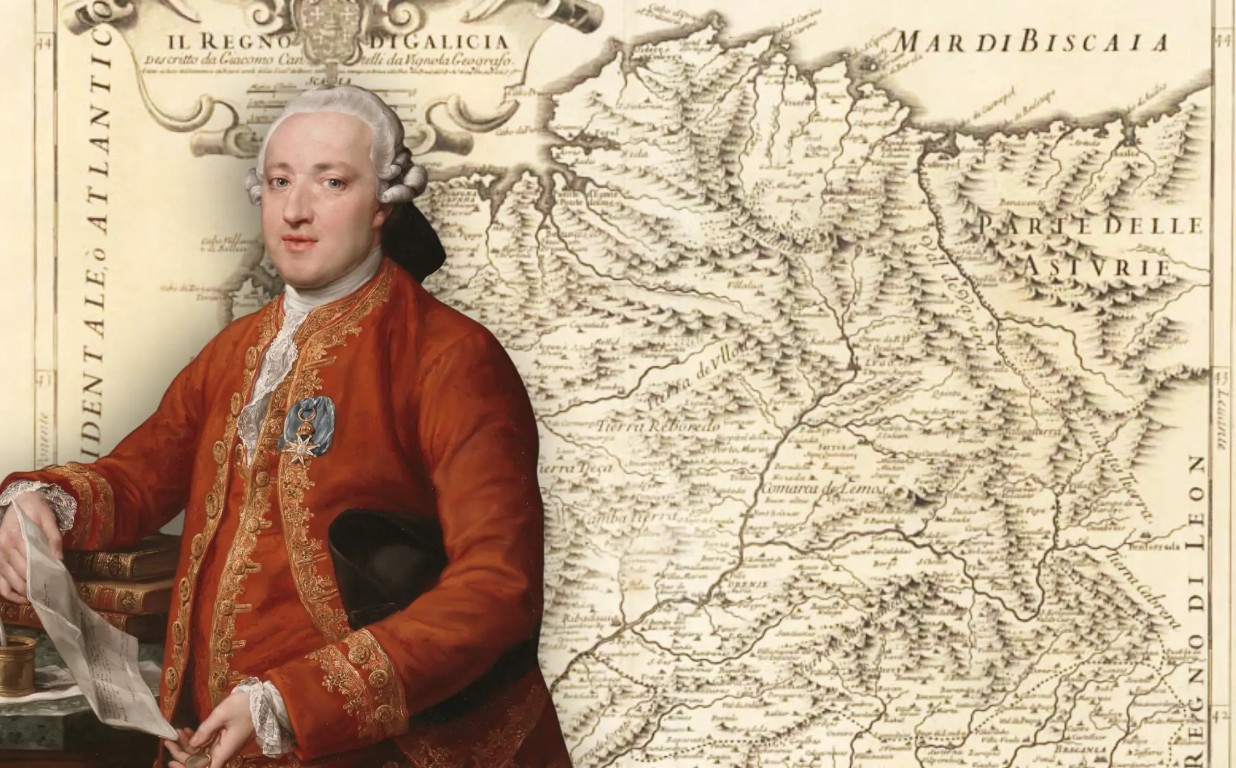 El conde de Floridablanca, responsable del censo de 1787 que permitió ver por primera vez la verdadera magnitud demográfica de Galicia.