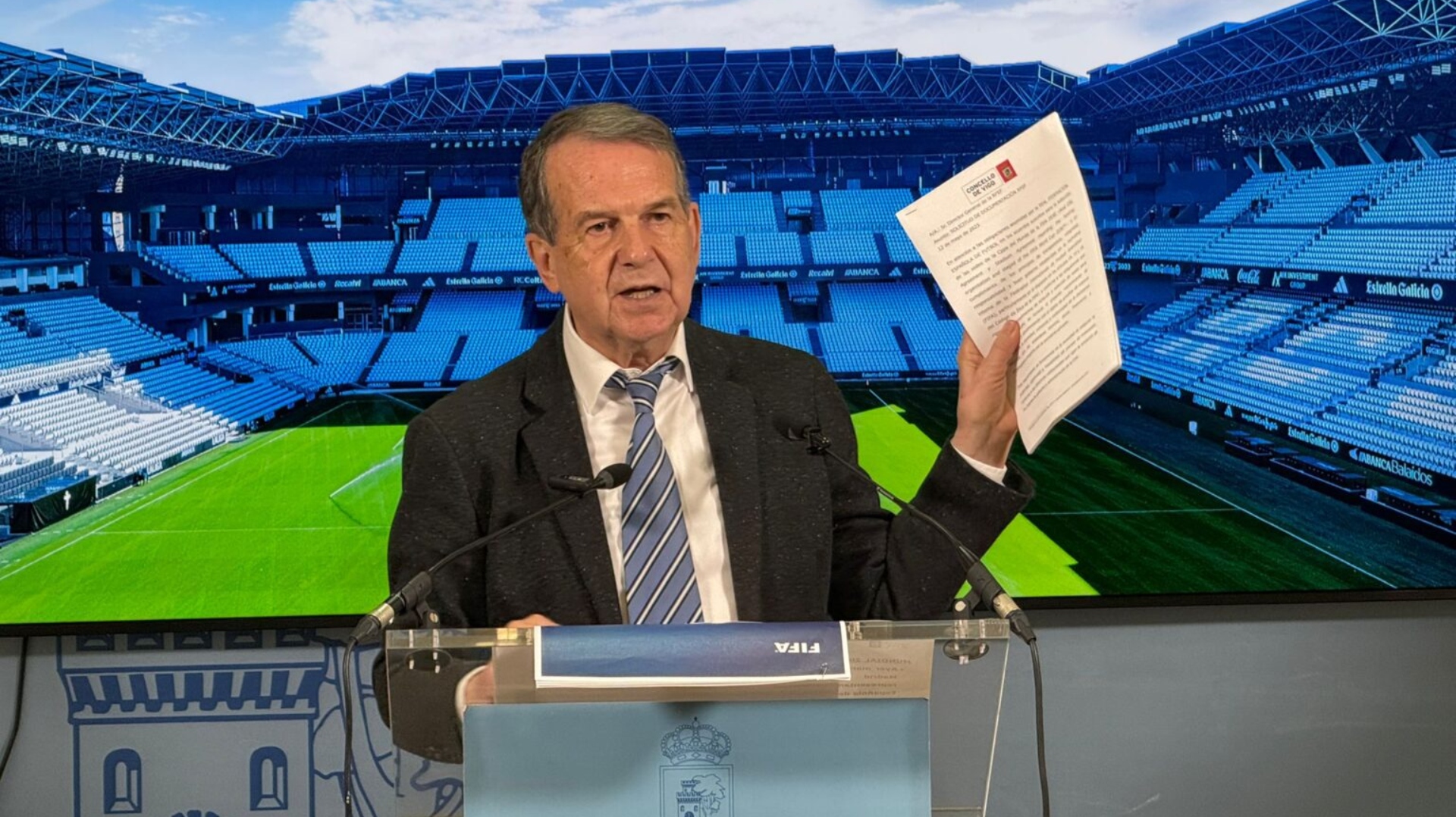 Abel Caballero Balaídos Vigo Sede Mundial 2030 1982