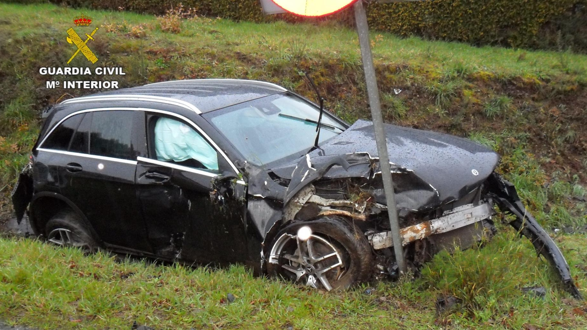 Agolada Lalín accidente mentira