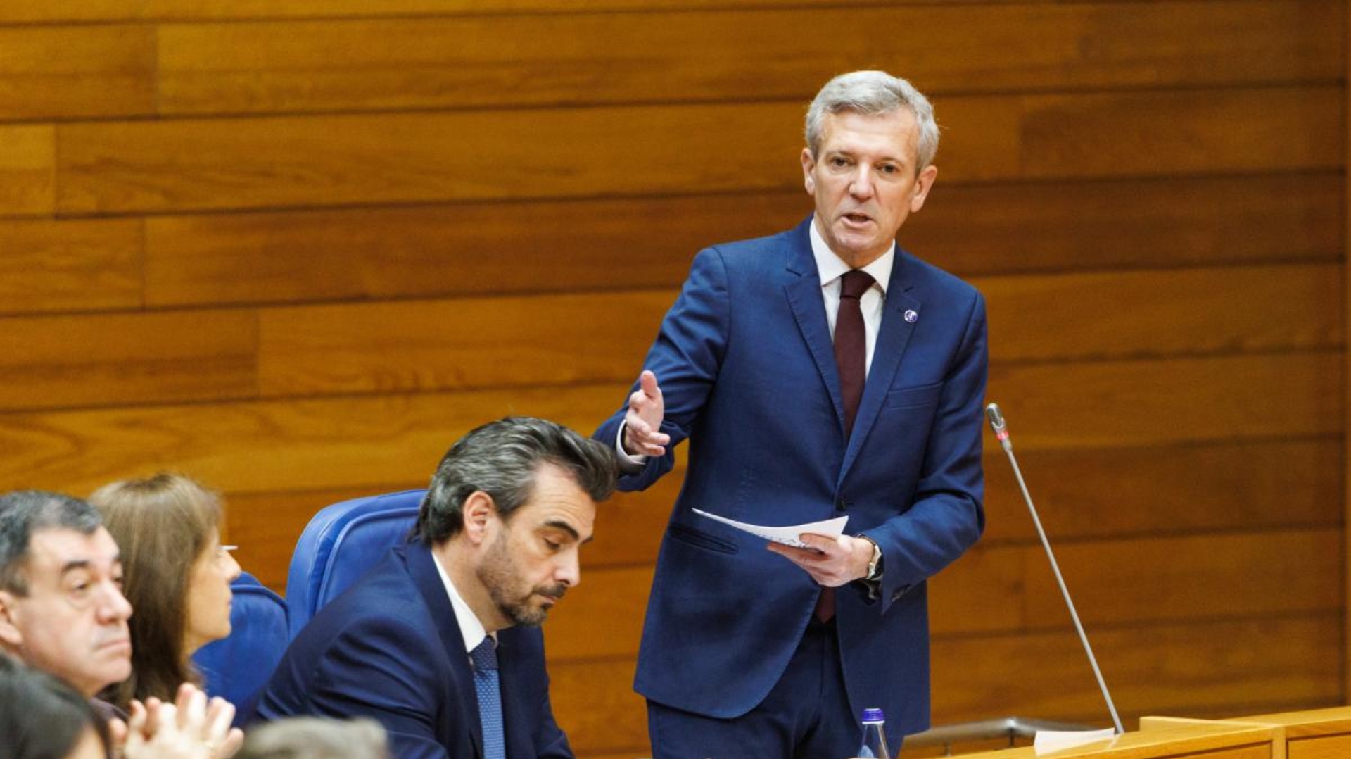 Alfonso Rueda sesión de control Xunta de Galicia