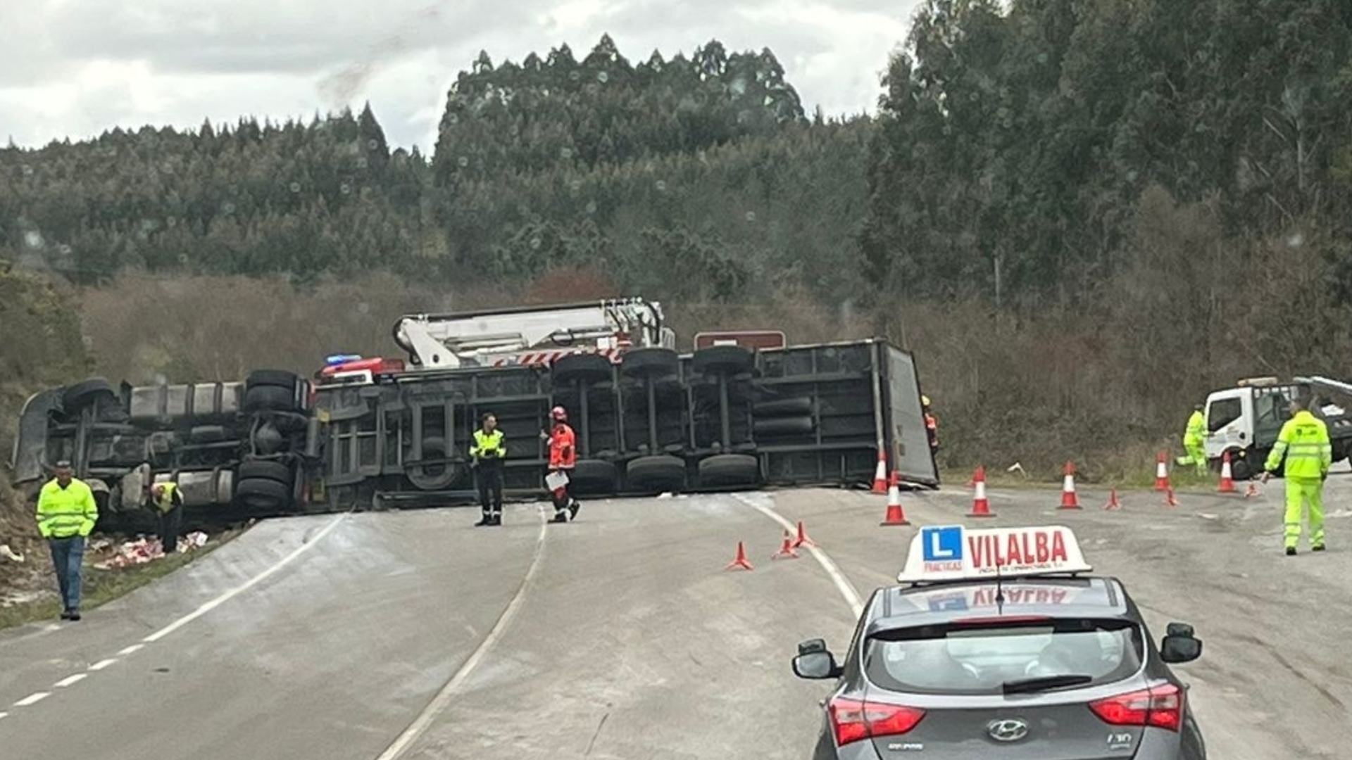 Camión Vilalba leche
