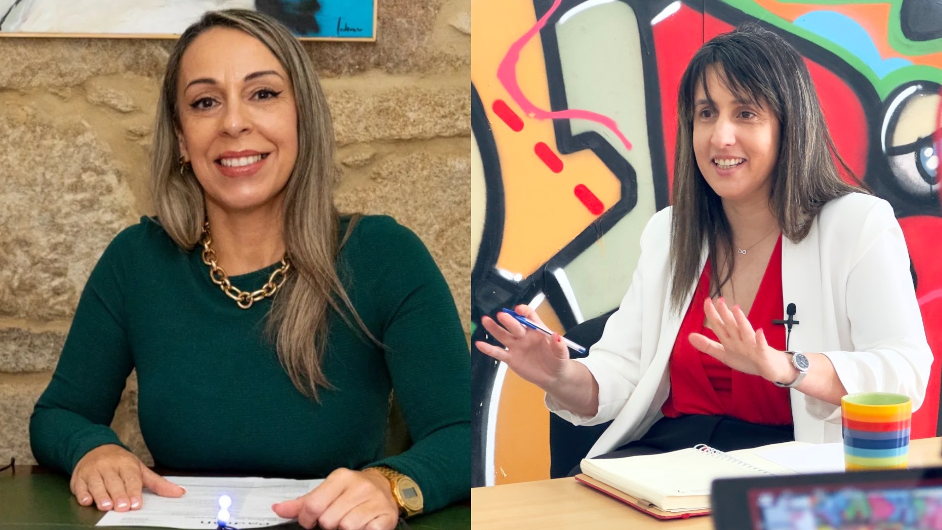 Chus Campos y Laura Horta, las dos concelleiras de Padrón víctimas de insultos machistas | CONCELLO DE PADRÓN