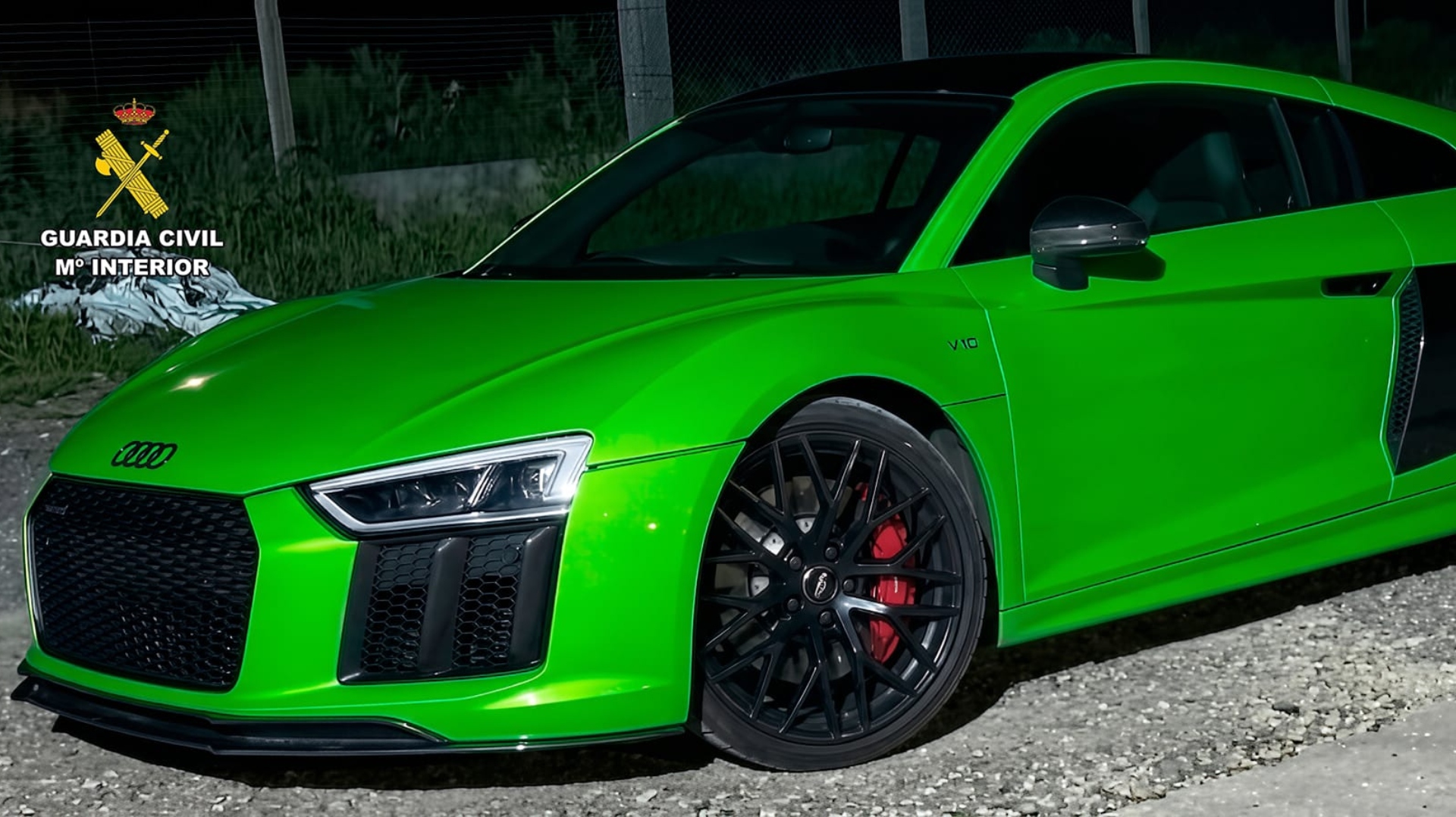 Coche lujo robado O Pino