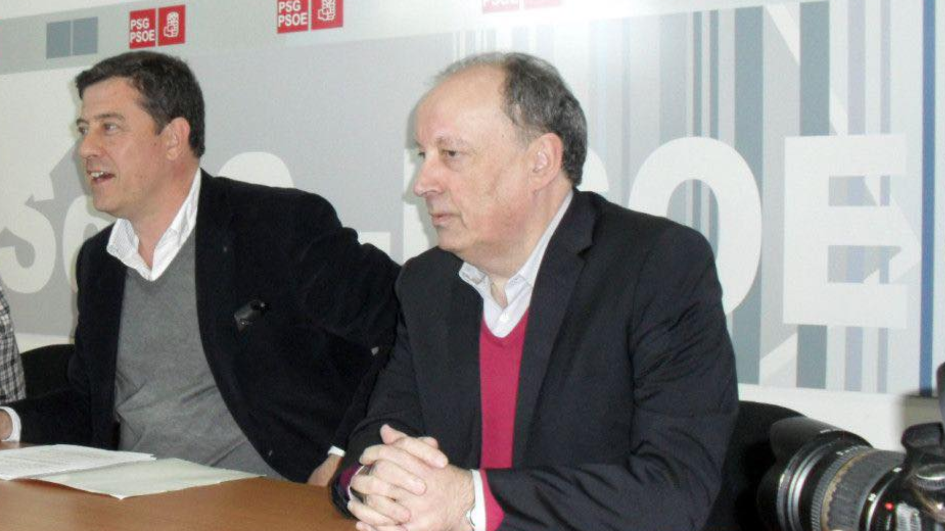 Antón Louro junto a Gómez Besteiro |RRSS