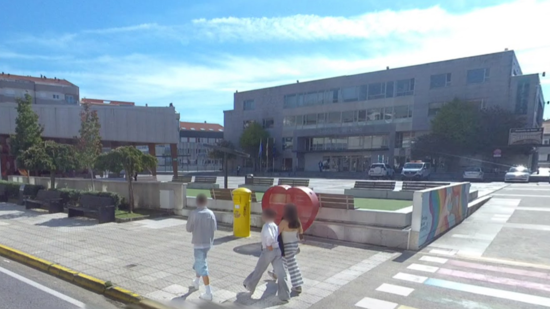 Los hechos tuvieron lugar frente al Concello