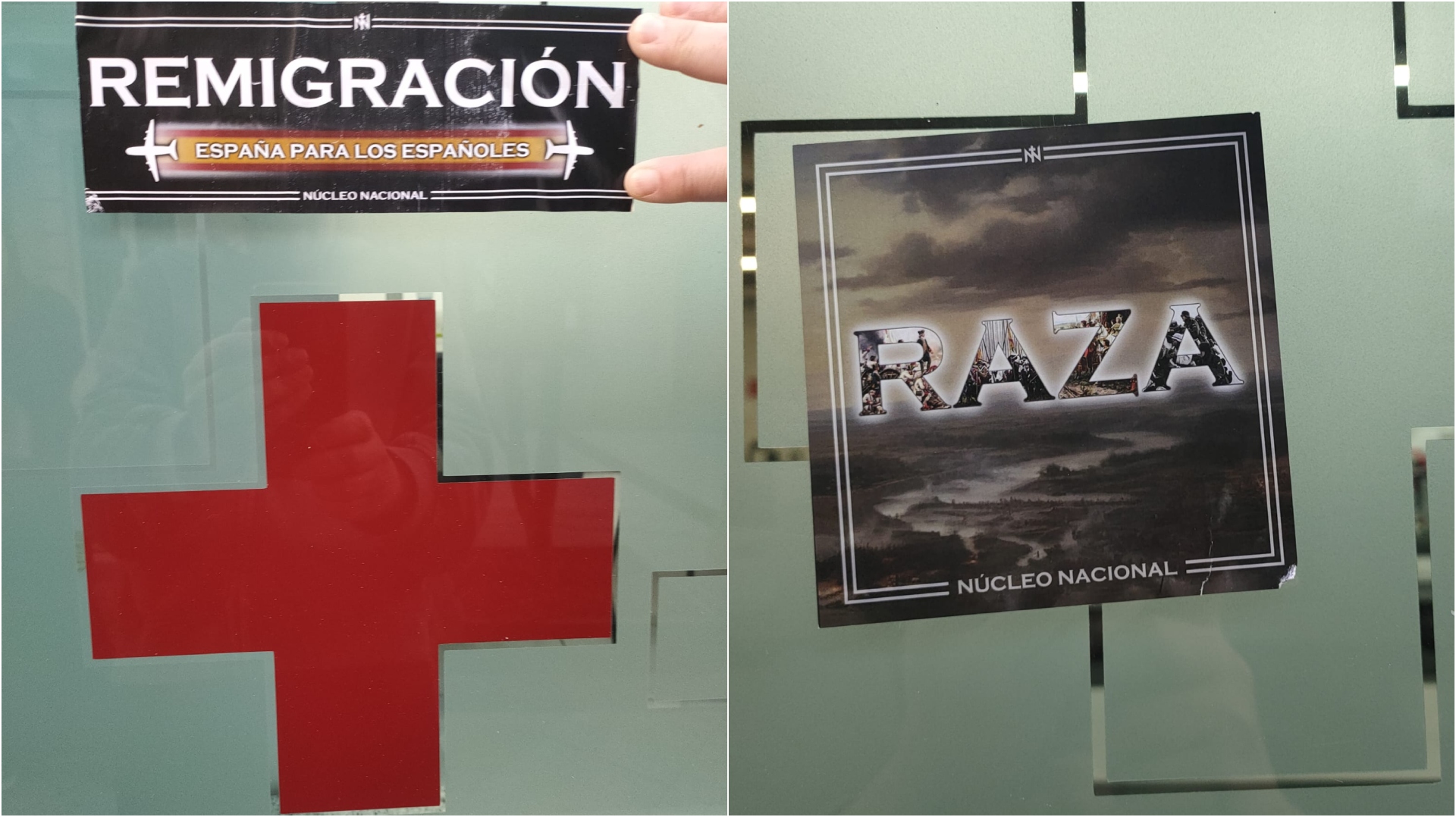 Cruz Roja Ferrol Núcleo Nacional neonazi