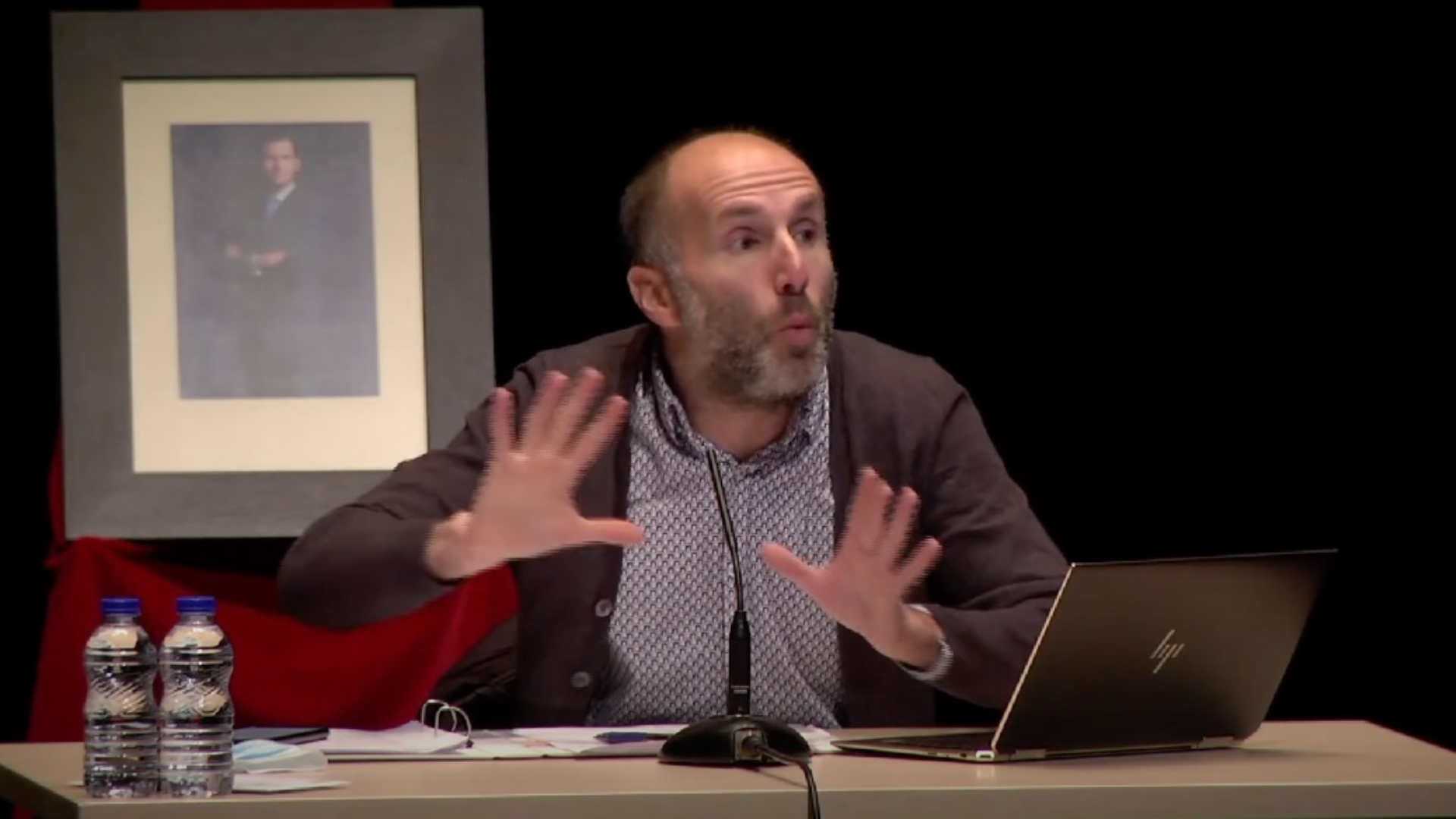 Imagen de archivo del alcalde de Ourense, Gonzalo Pérez Jácome, en una intervención en Auria TV | YOUTUBE