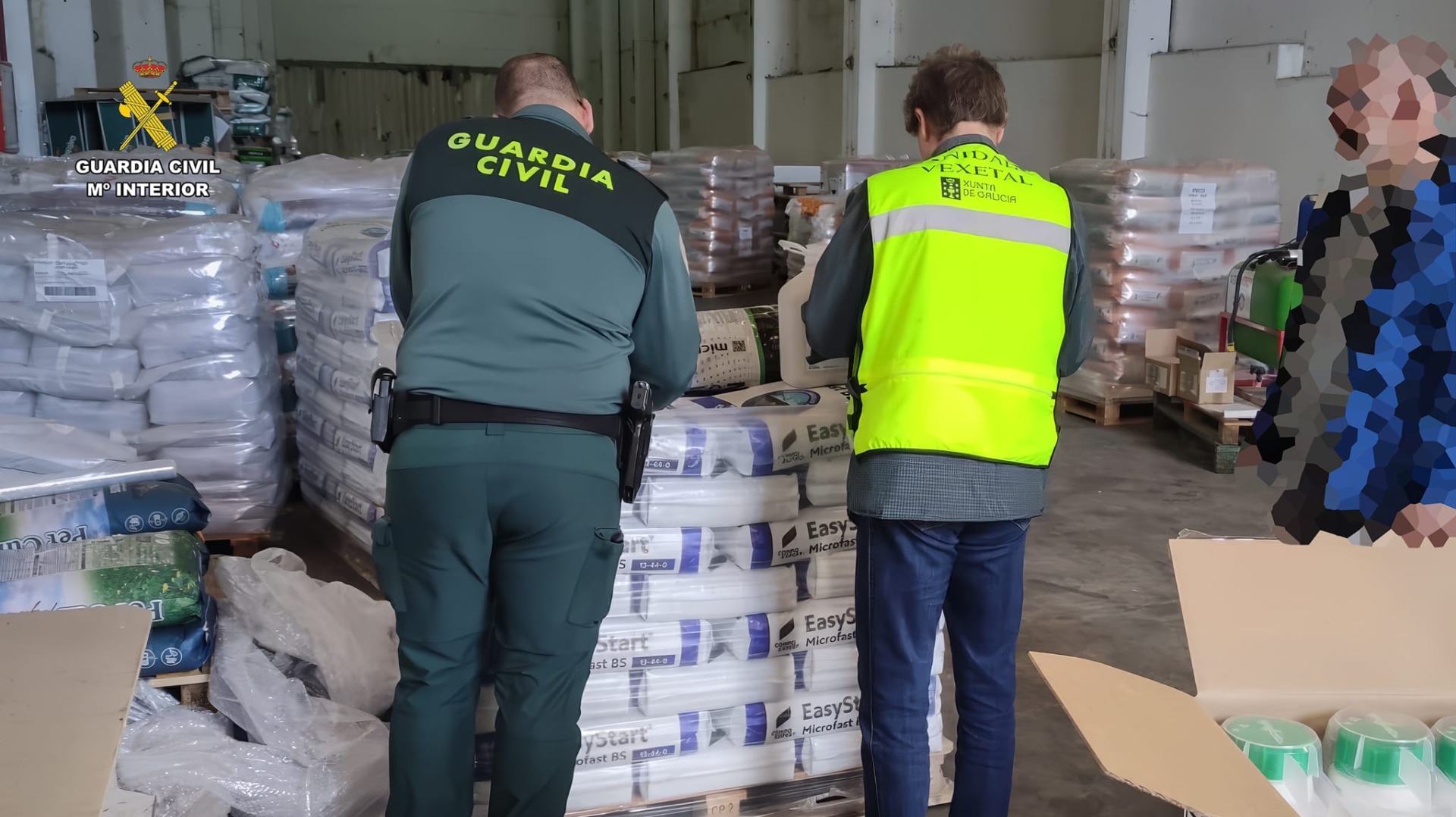 Guardia Civil fitosanitarios Santa Comba