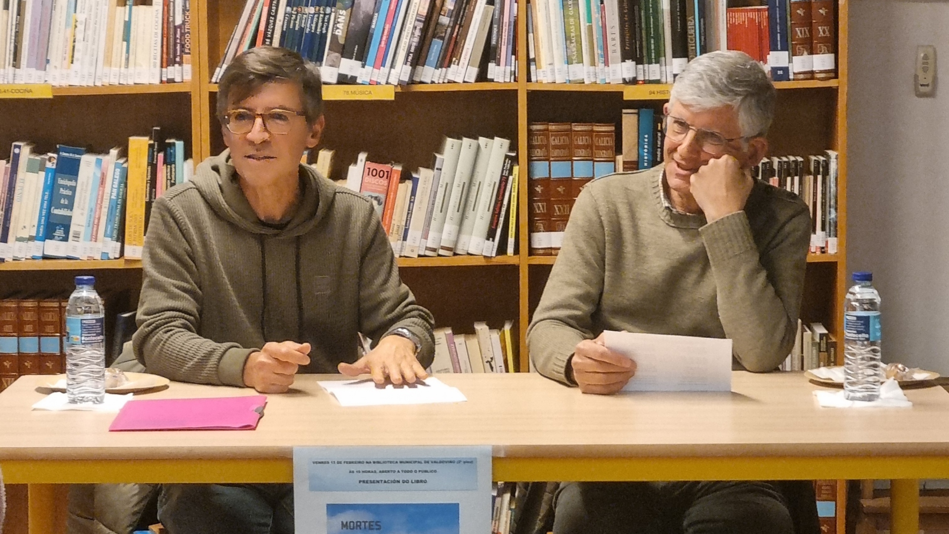 La presentación de 'Mortes con argumento', de Henrique Dacosta, en Valdoviño | CONCELLO DE VALDOVIÑO