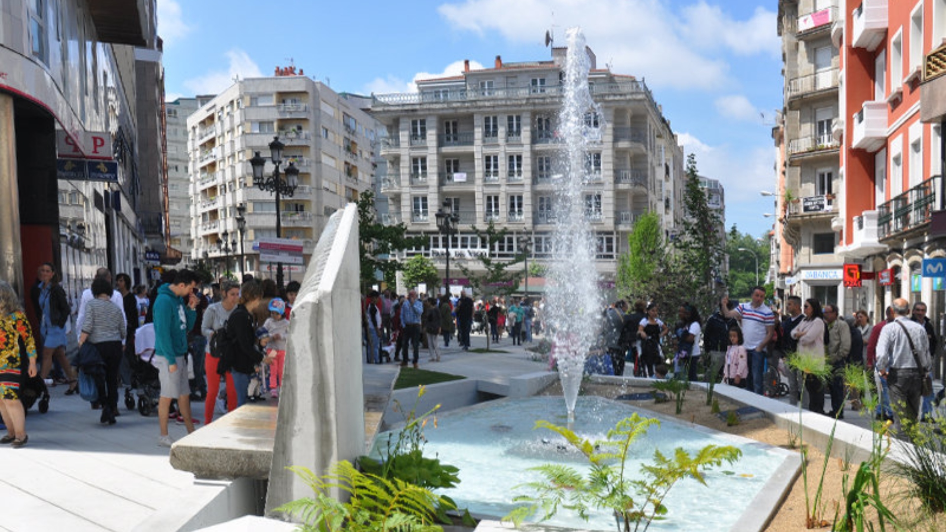 Vilagarcía de Arousa Plaza Galicia archivo