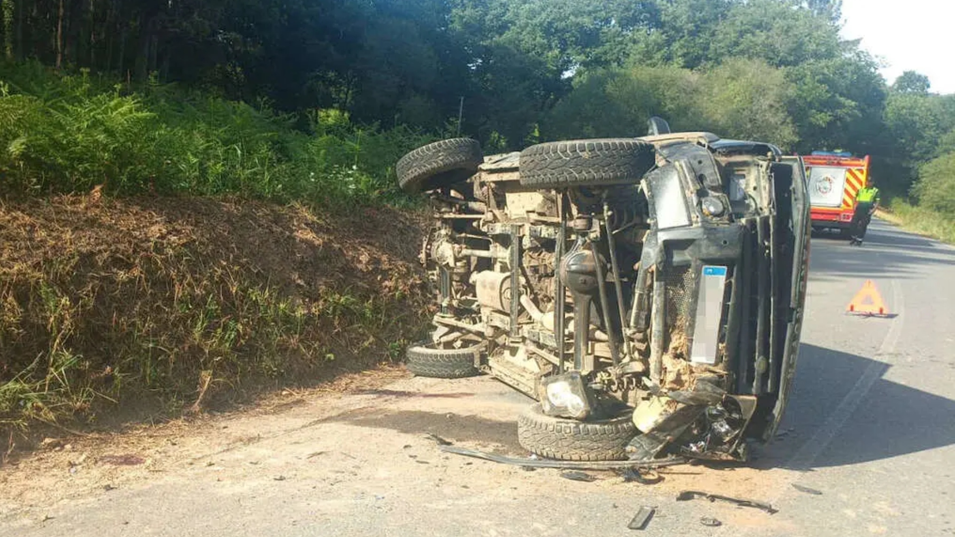 Accidente mortal Láncara volcado LU-621