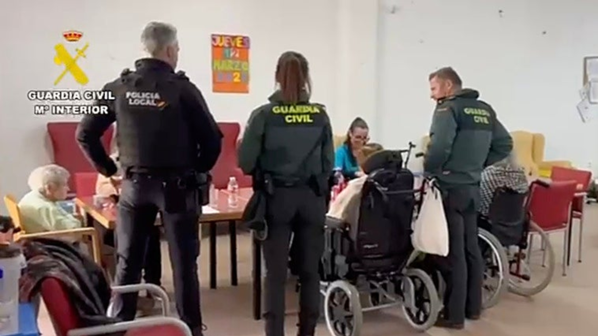 Guardia Civil residencia mayores robo malos tratos Magpie
