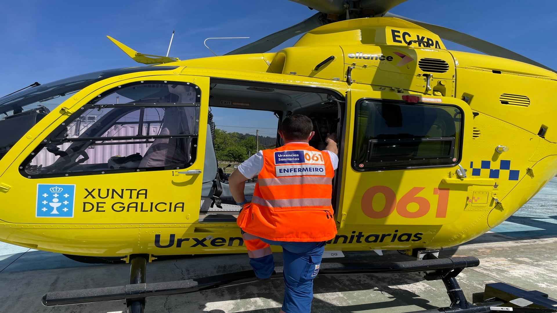 Helicóptero del 061 | Urxencias Sanitarias 061
