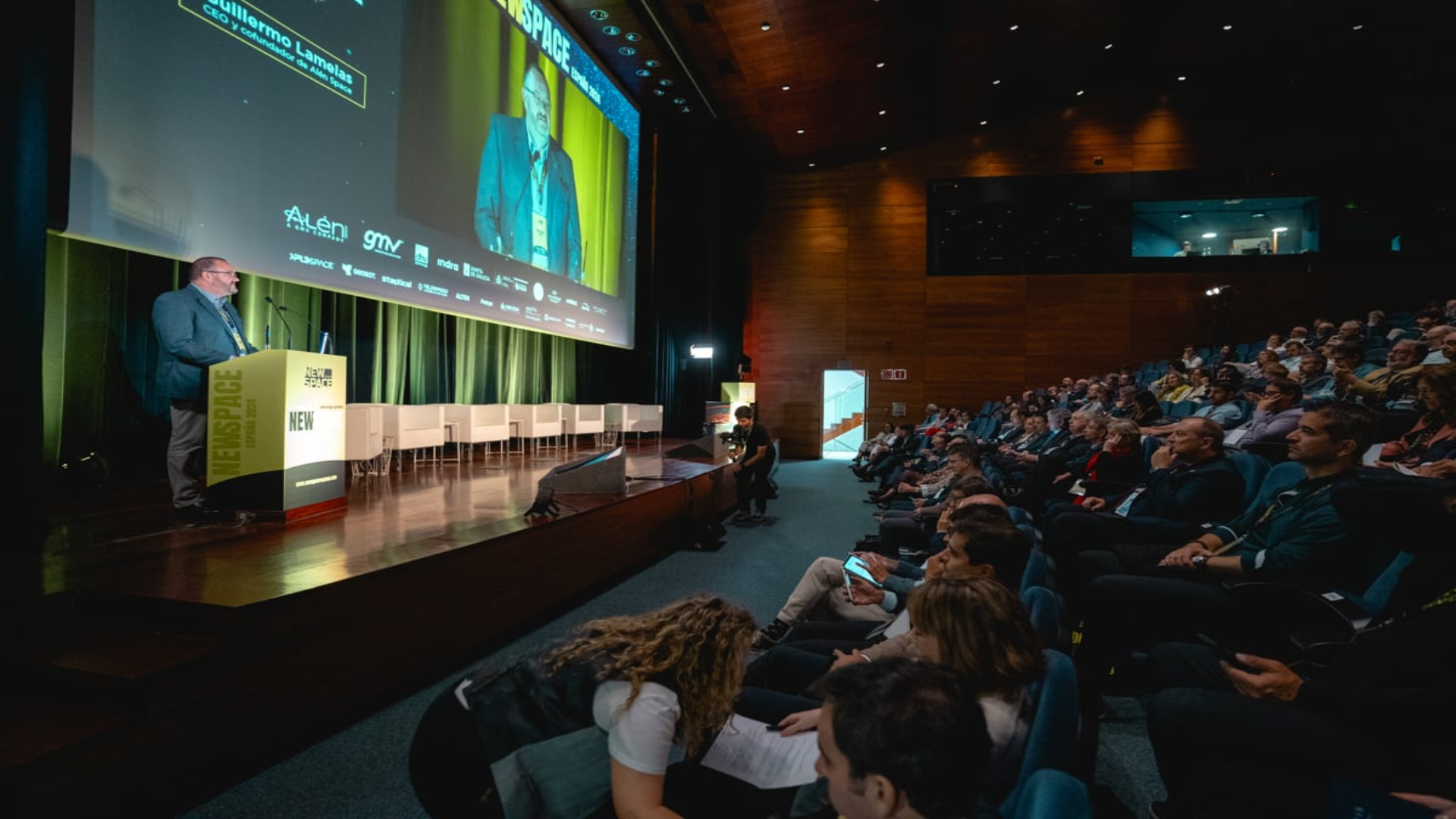 Guillermo Lamelas, CEO y  confundador de Alén Space en la pasada edición | New Space España