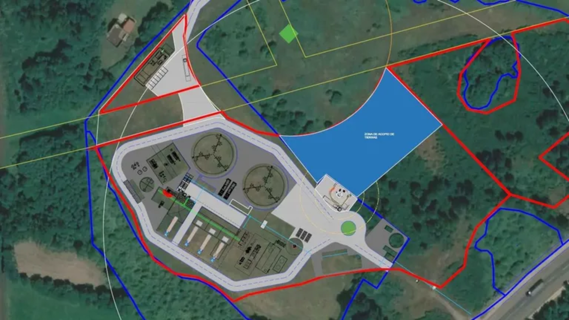 Imaxe do proxecto para a creación da futura planta de biogás na Laracha | Xunta de Galicia