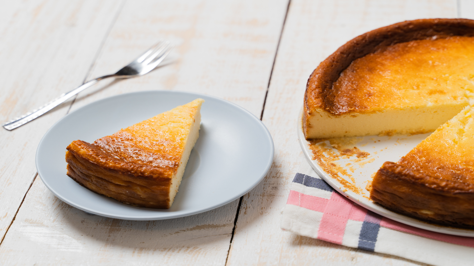 Tarta de queso tradicional | Freepik