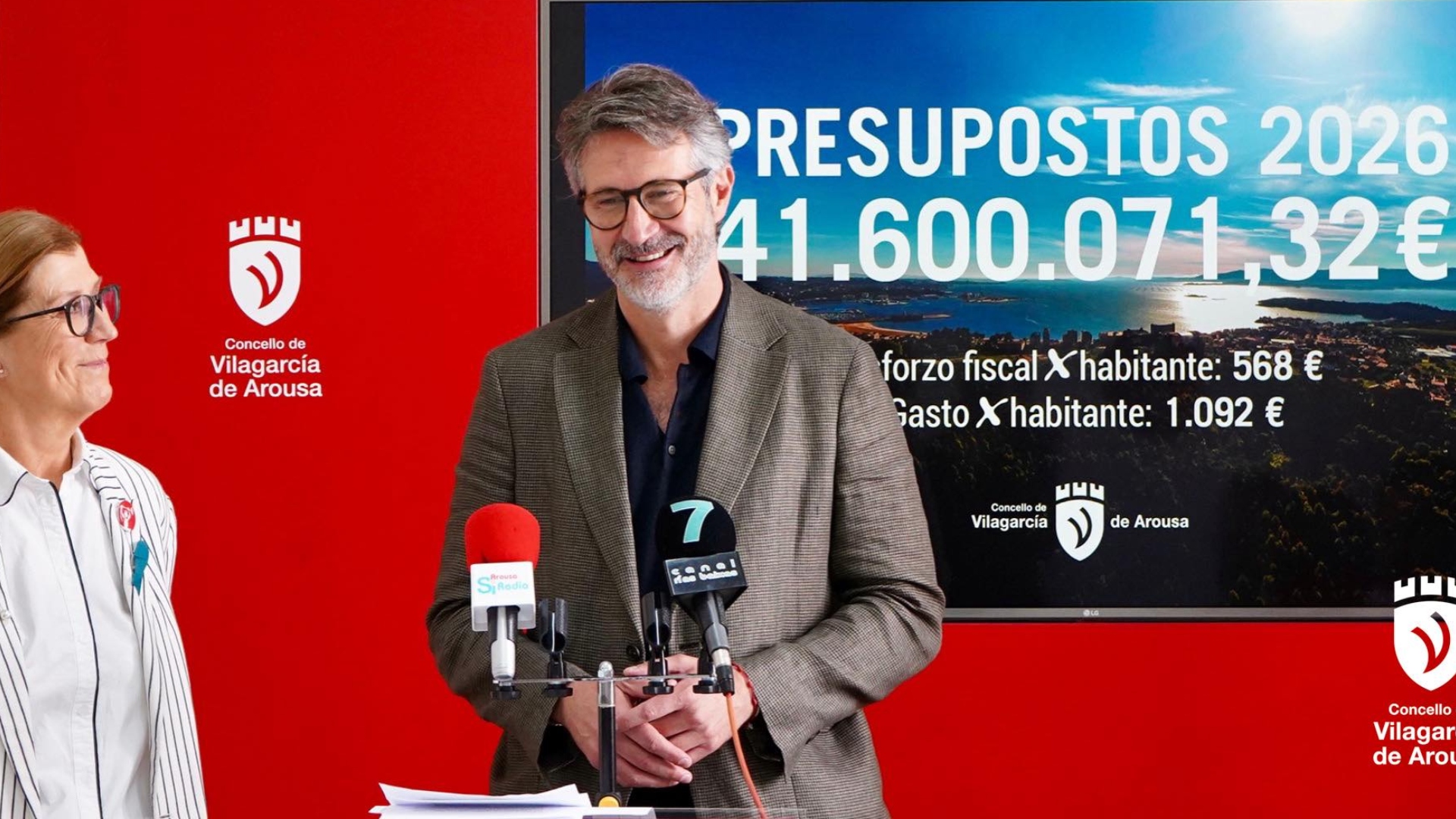 La presentación de los presupuestos de Vilagarcía de Arousa para 2026 | CONCELLO DE VILAGARCÍA