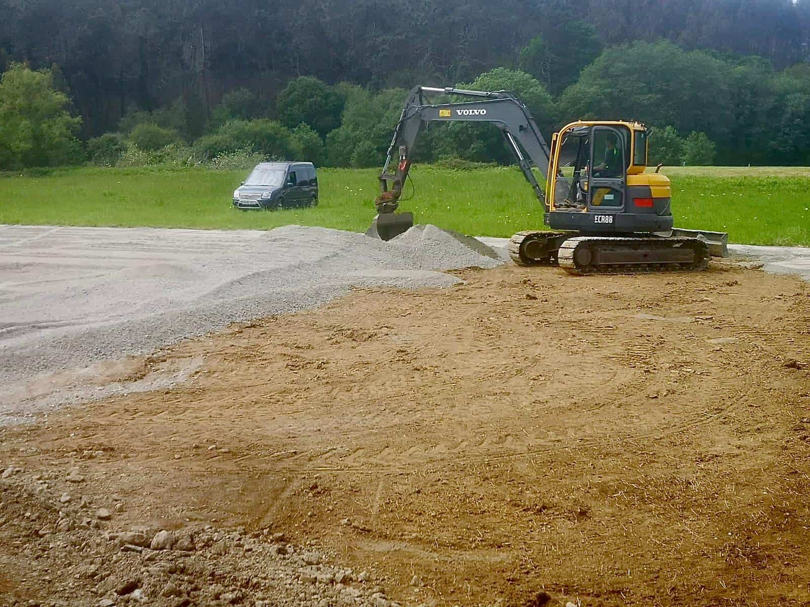 Imaxe de aquivo das anteriores obras na parroquia de Ombre | Arquivo