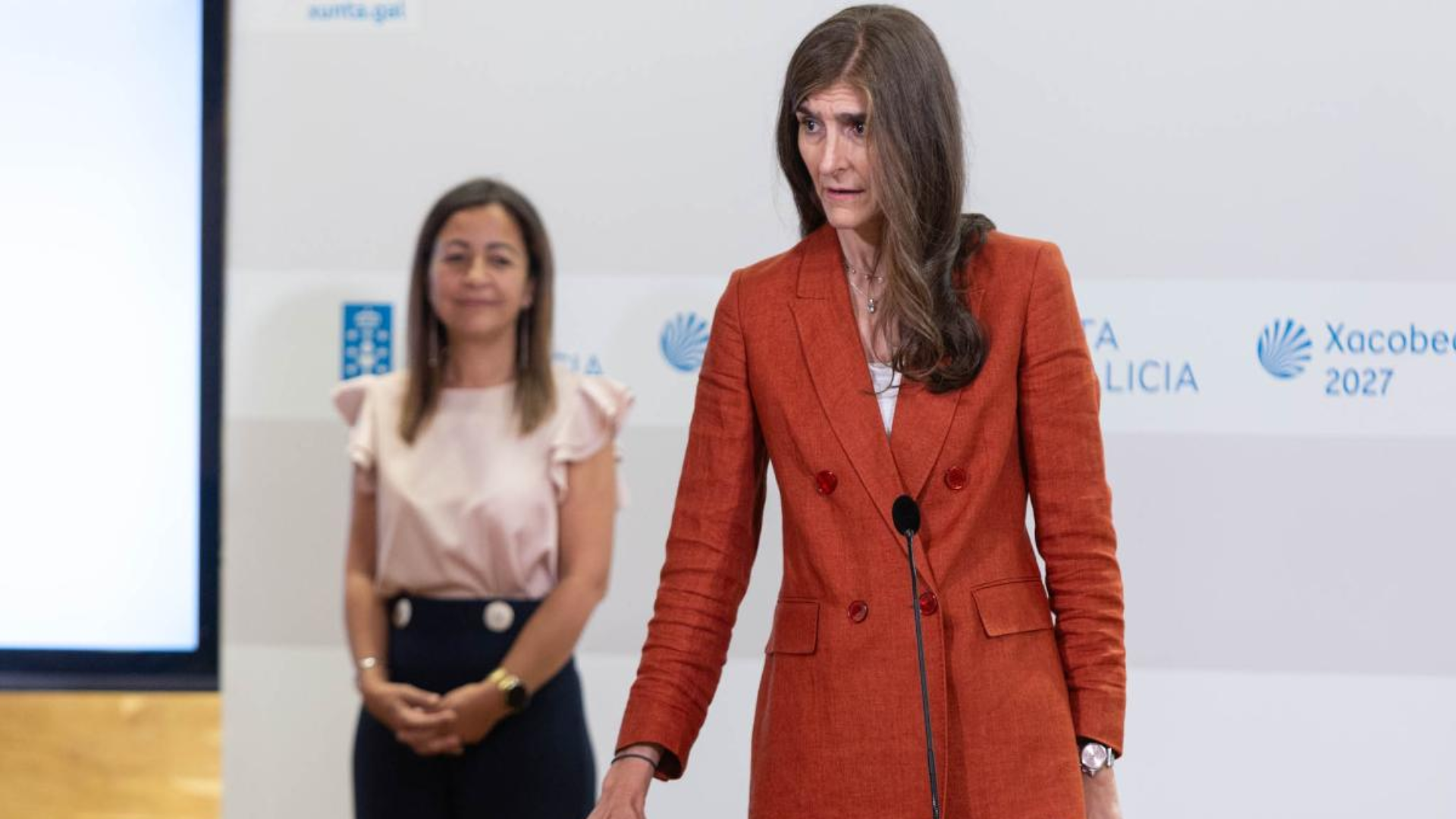 Natalia Botana durante a toma de posesión como presidenta de Portos de Galicia | Xunta de Galicia