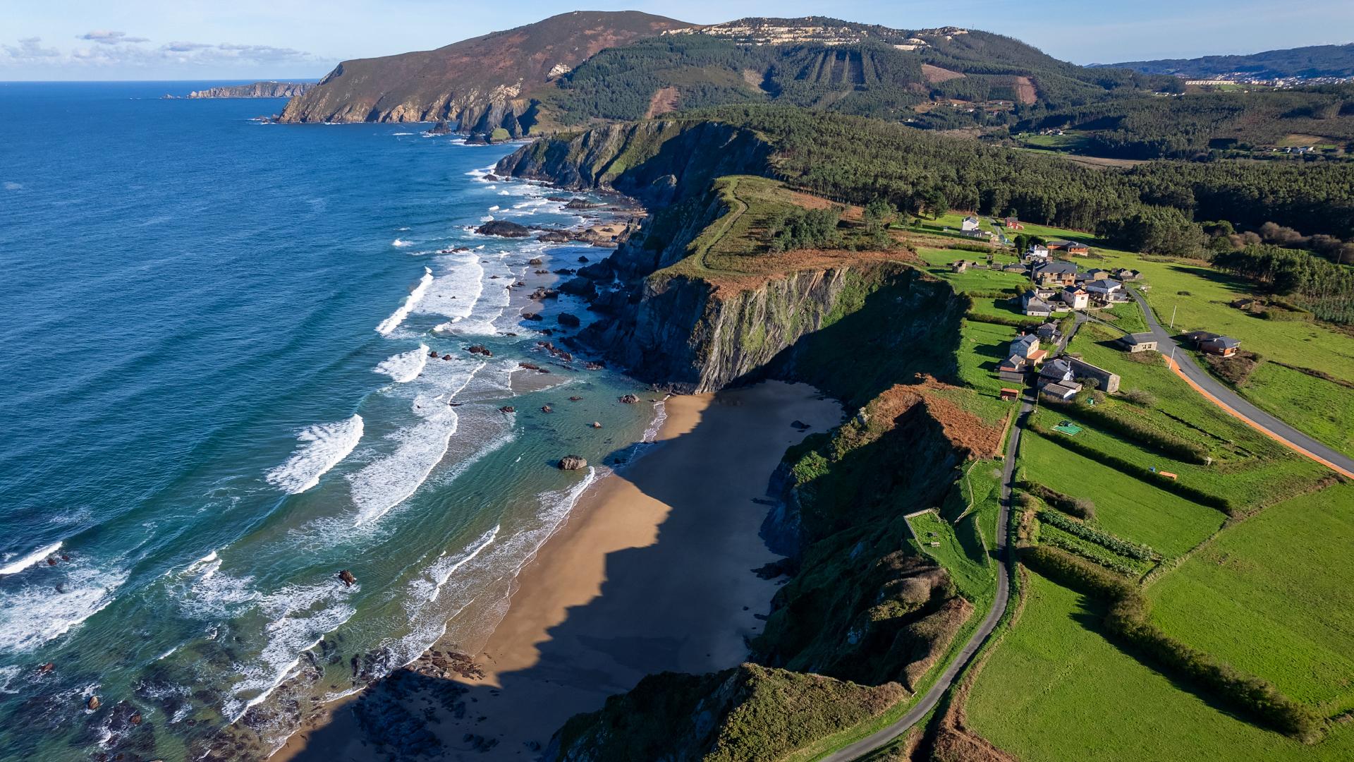 Imagen aérea del geoparque de Ortegal | UNESCO