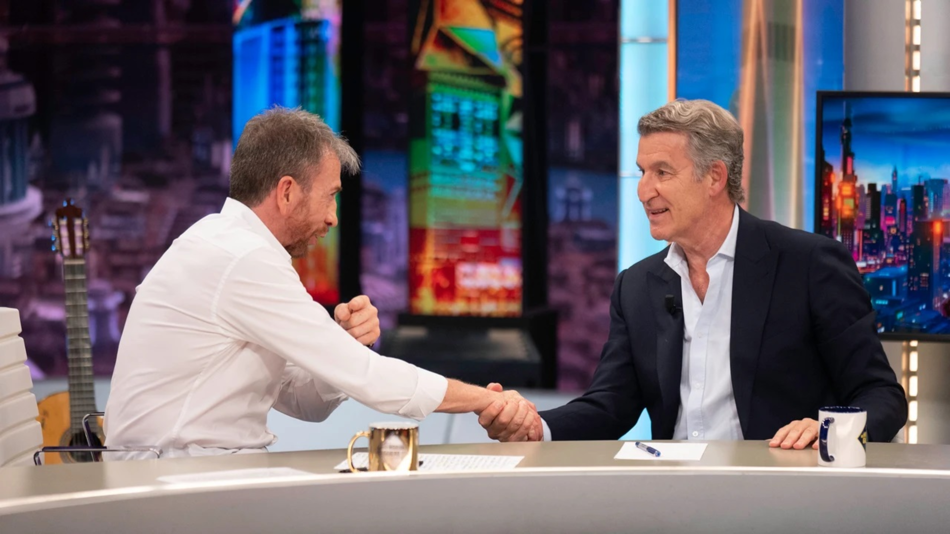 Feijóo y Pablo Motos durante la entrevista en el Hormiguero | Antena 3
