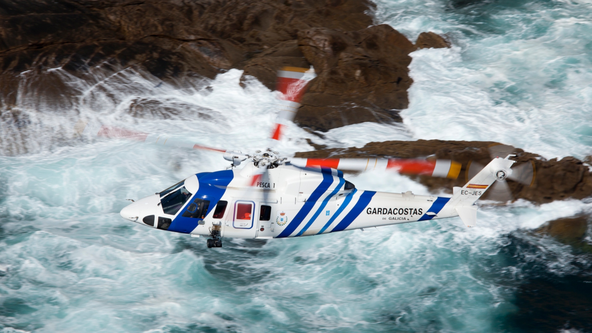 Imagen de archivo del helicóptero Pesca 1 de Gardacostas de Galicia | GARDACOSTAS DE GALICIA