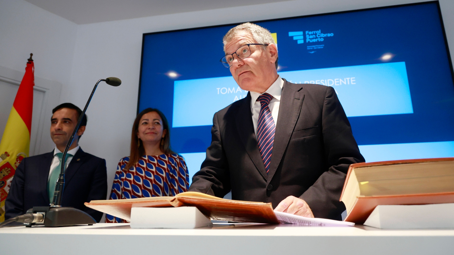 La toma de posesión de José Antonio Álvarez como presidente de la Autoridad Portuaria Ferrol-San Cibrao | XUNTA DE GALICIA
