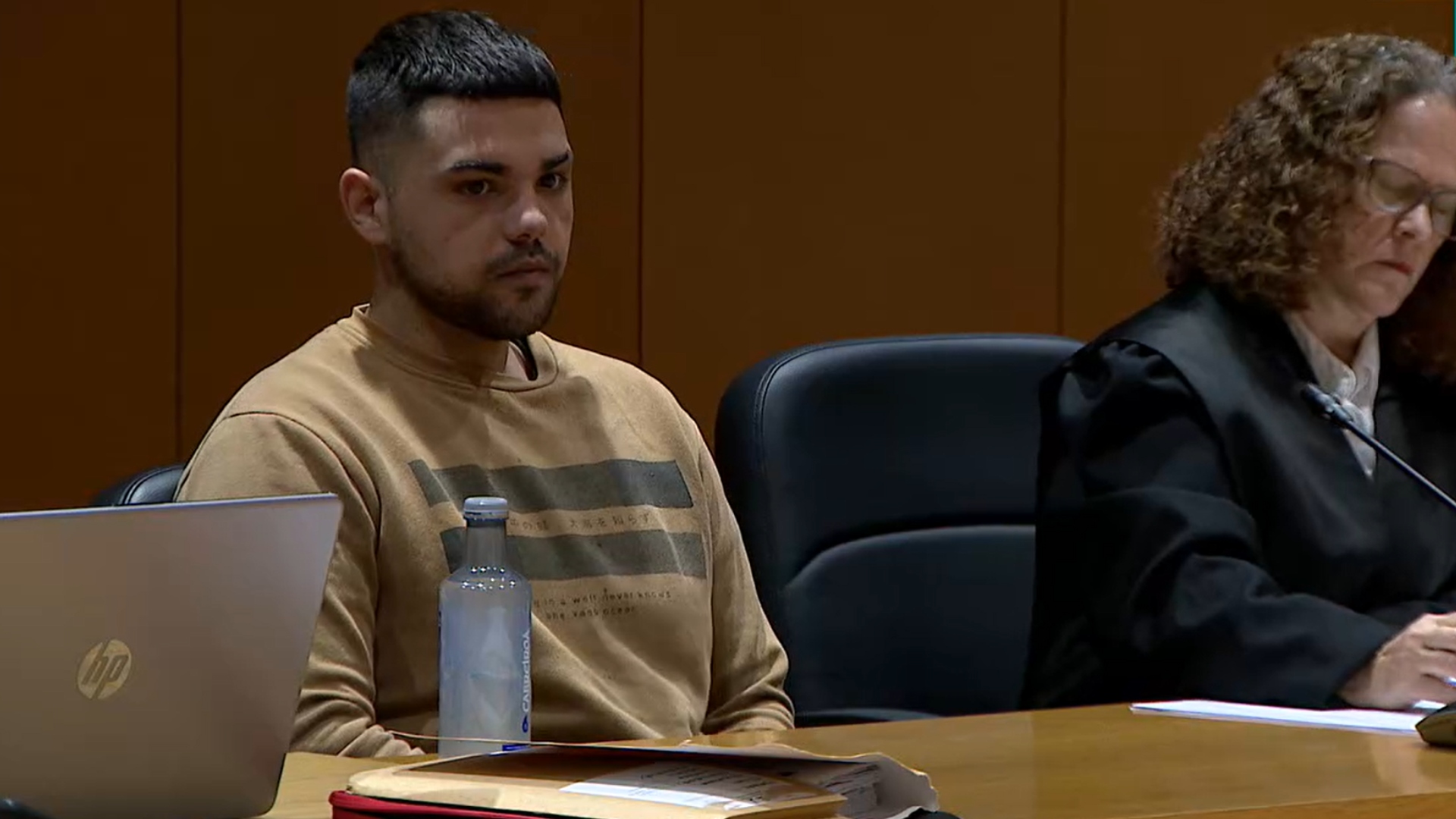 José Luis Franco, declarad culpable del asesinato de Yoel Quispe, durante el juicio | TSXG
