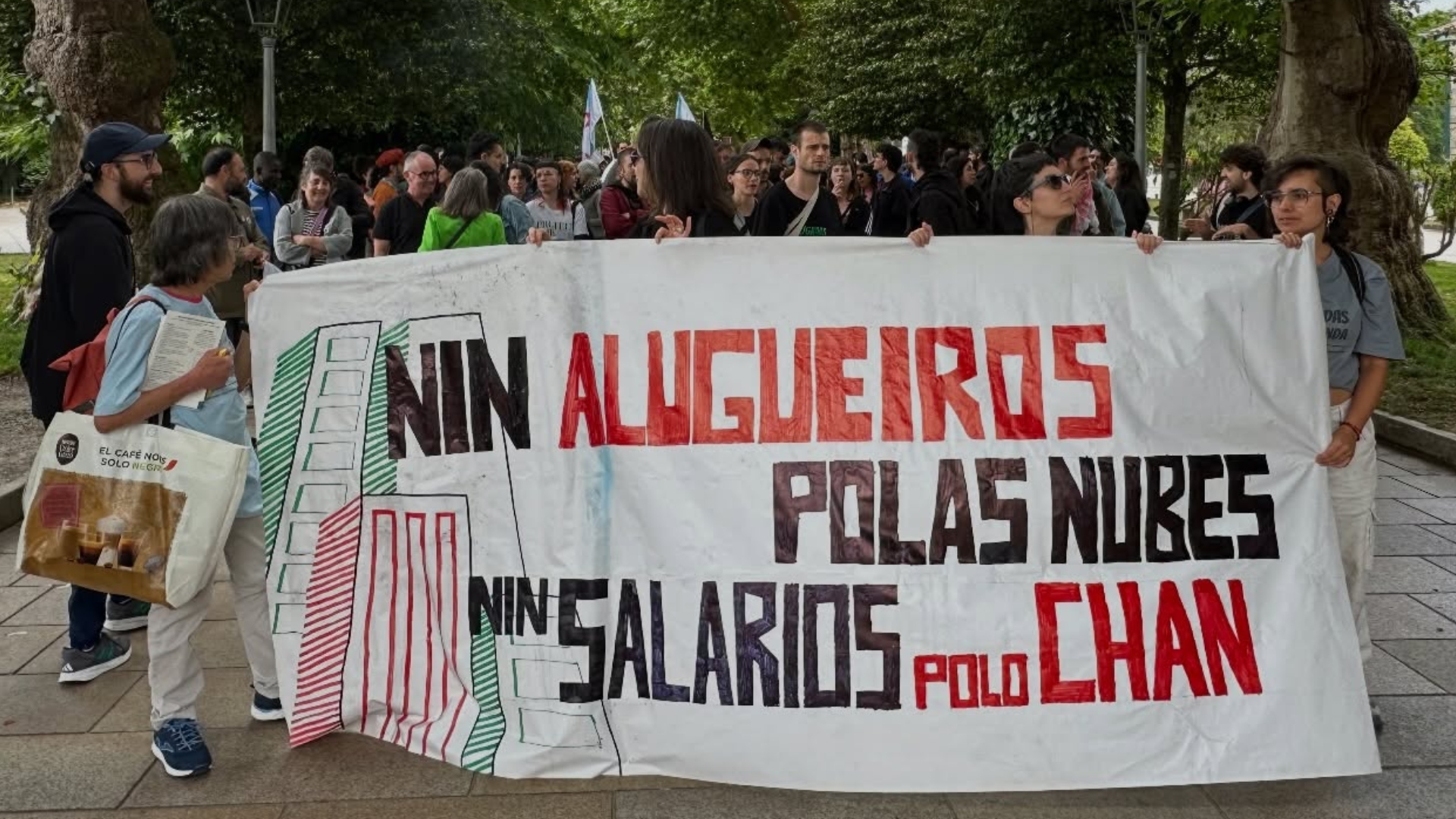 Mobilización vivenda Santiago