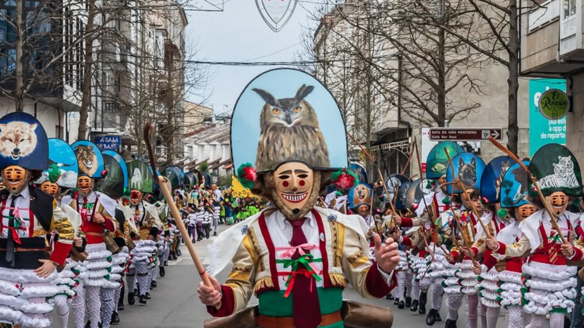O desfile dos cigarróns no entroido de 2025 | @CONCELLODEVERIN_OFICIAL