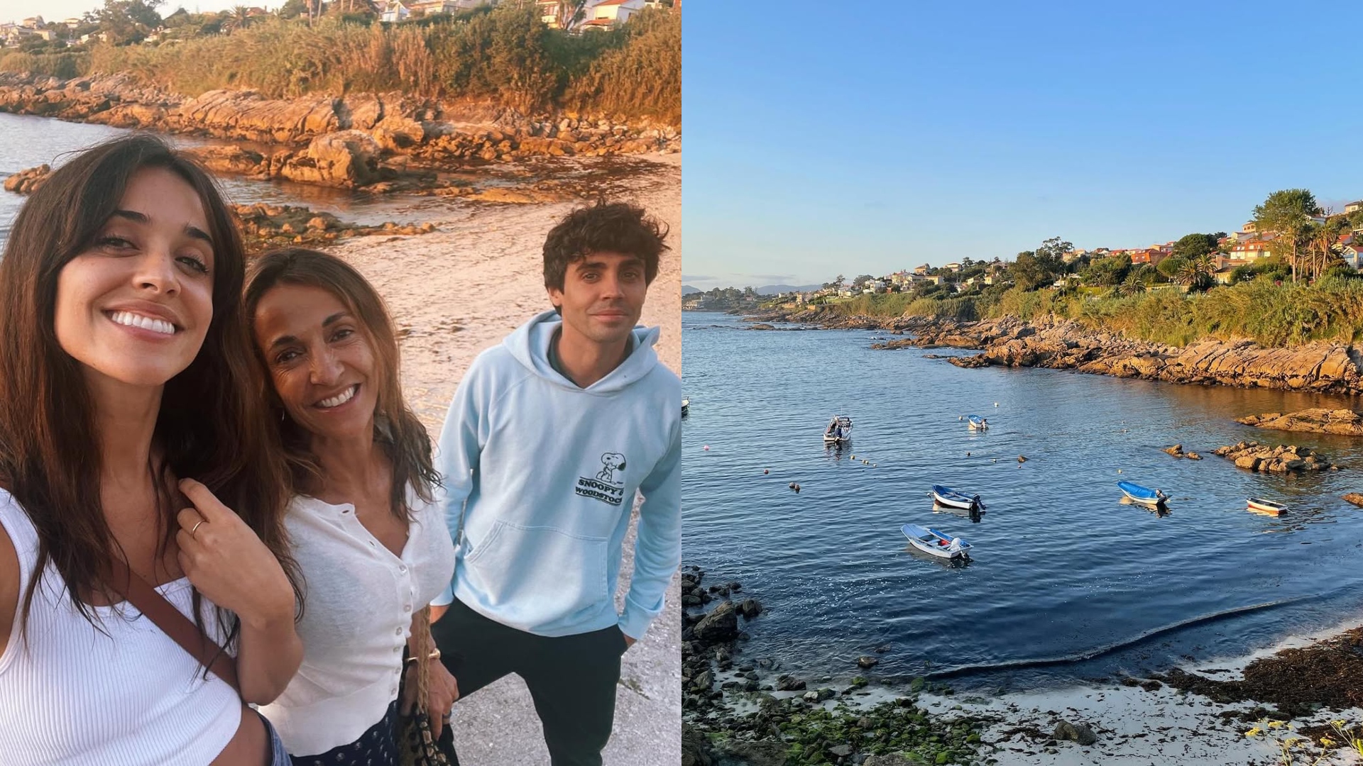 Javier Ambrossi e Macarena García nunha das súas estancias en Galicia | @macarenagarciaoficial