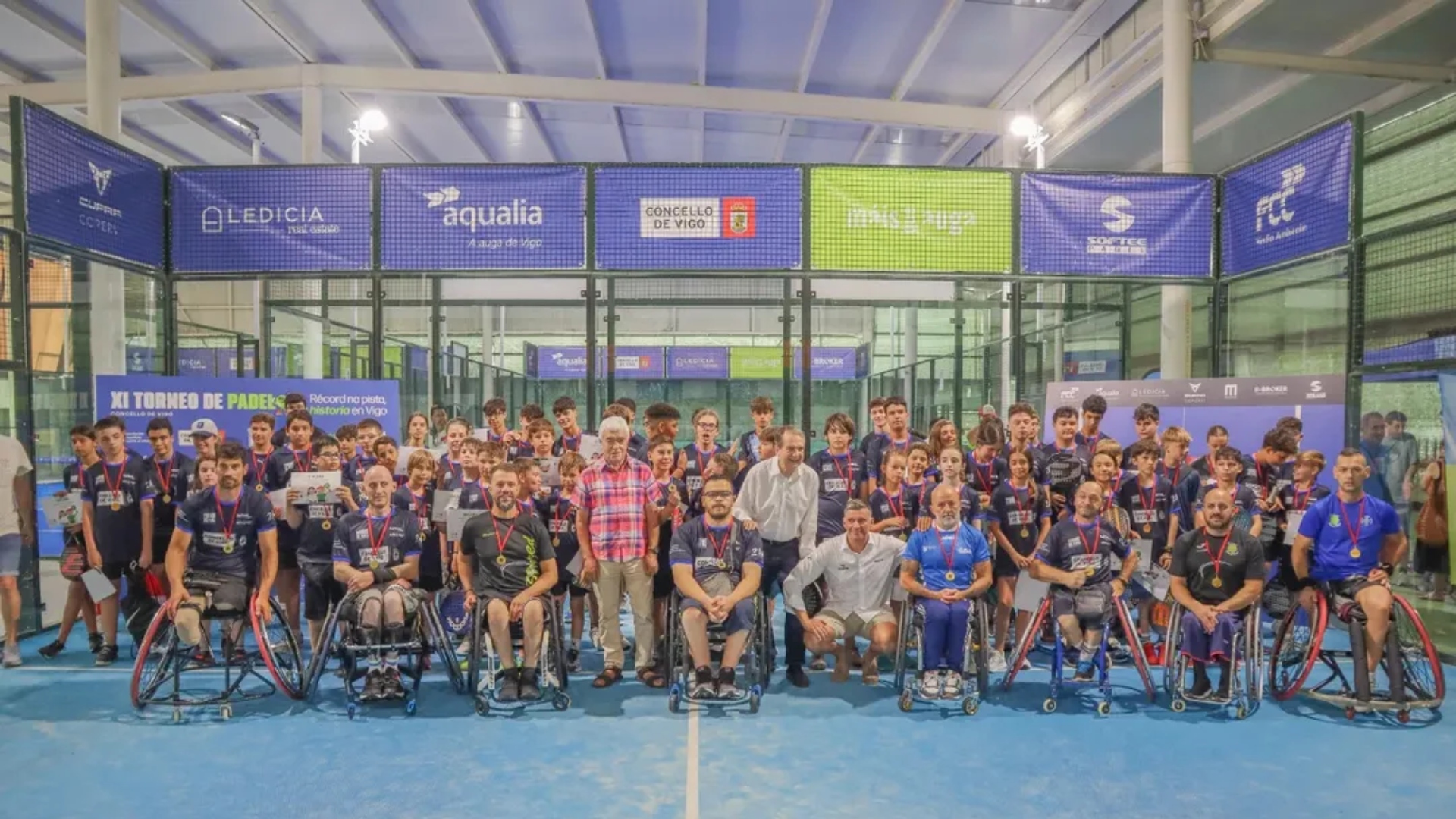 Os/as participantes da pasada edición | @TORNEODEPADELCONCELLODEVIGO